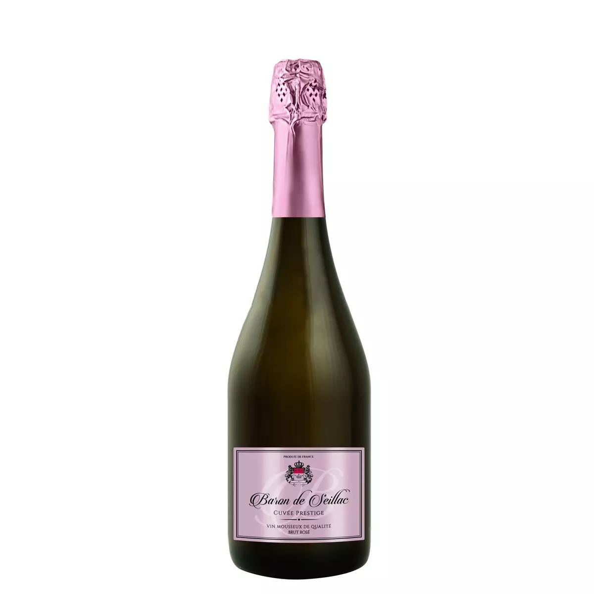 BARON DE SEILLAC Vin mousseux Cuvée prestige brut rosé 75cl
