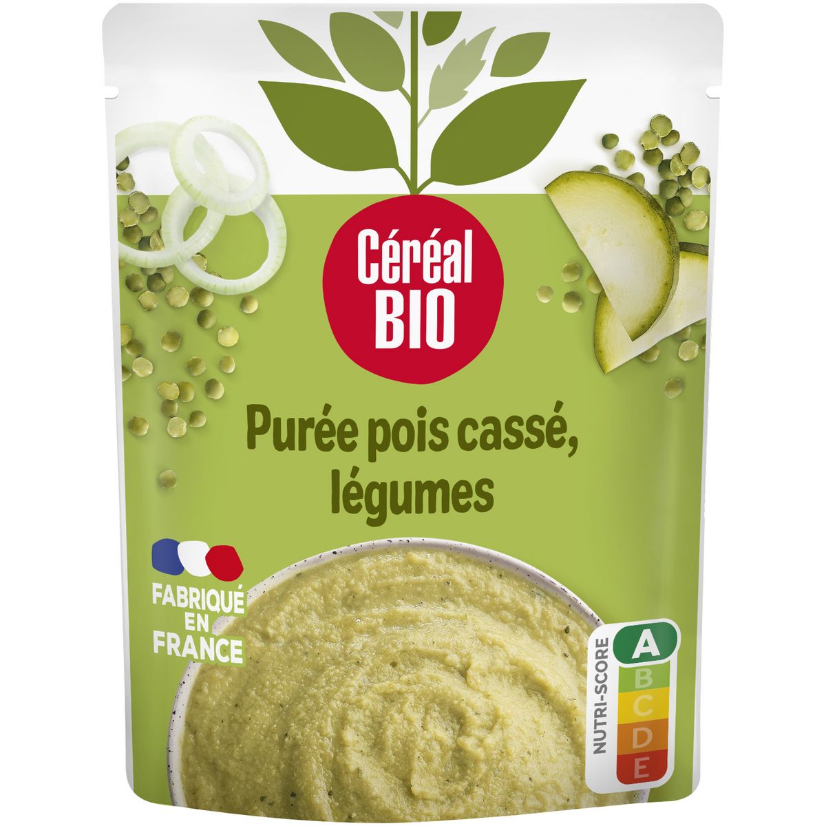 CÉRÉAL BIO Purée pois cassés légumes sachet express 1-2 personnes 250g