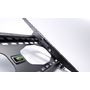 Voir la diapositive 2 : QILIVE Q.1872 - Support mural orientable et  inclinable 23 à 42 pouces - Noir
