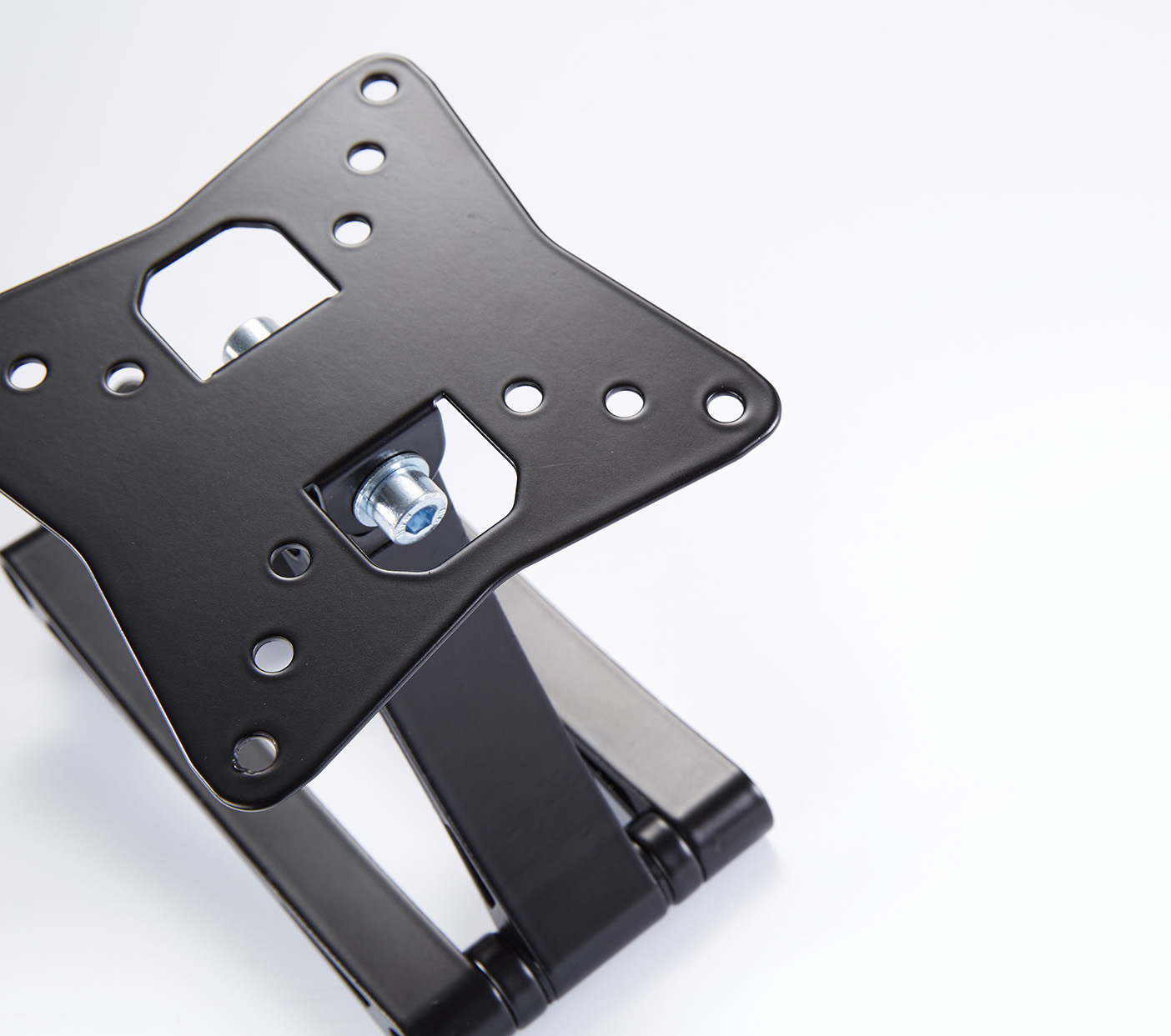 Voir la diapositive 2 : QILIVE Q.1030 - Support mural orientable et inclinable 13 à 27 pouces - Noir