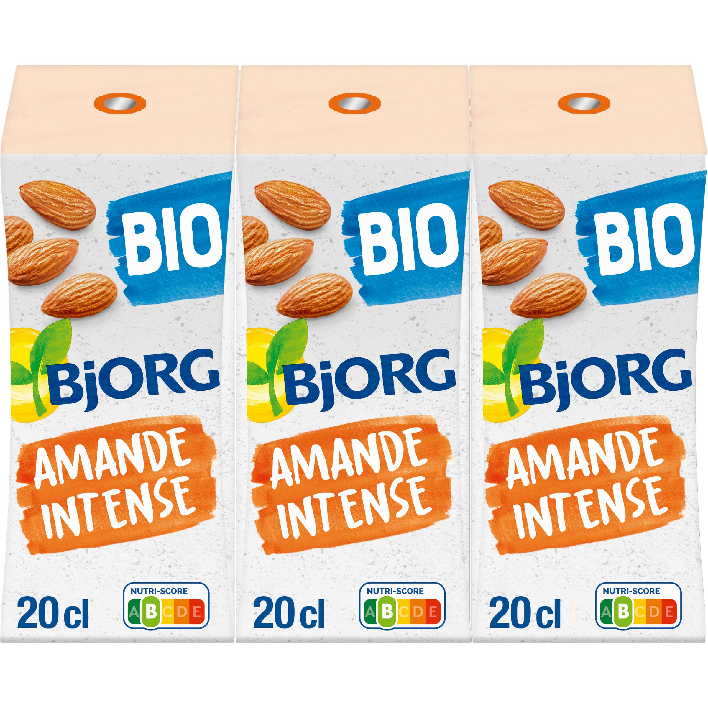BJORG Lait d'amande intense bio 3x20cl