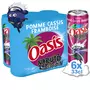 OASIS Boisson aux fruits saveur Pomme Cassis Framboise slim 6x33cl