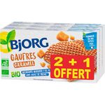 BJORG Gaufres caramel bio 18 gaufres 3x175g
