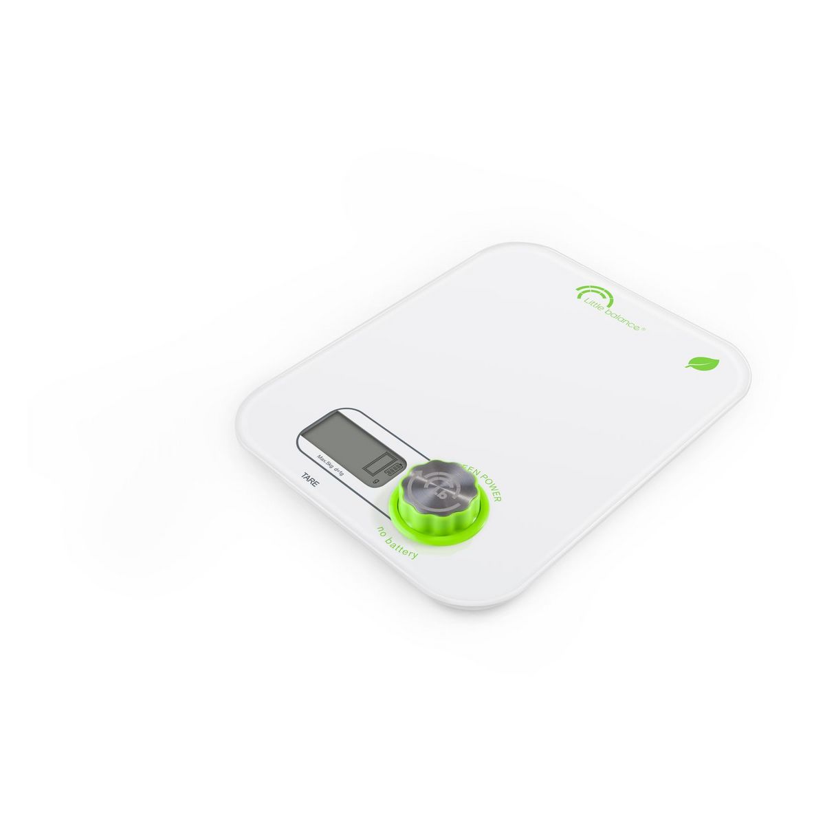 LITTLE BALANCE Balance de cuisine sans pile, rechargeable d'½ tour de poignet 8198