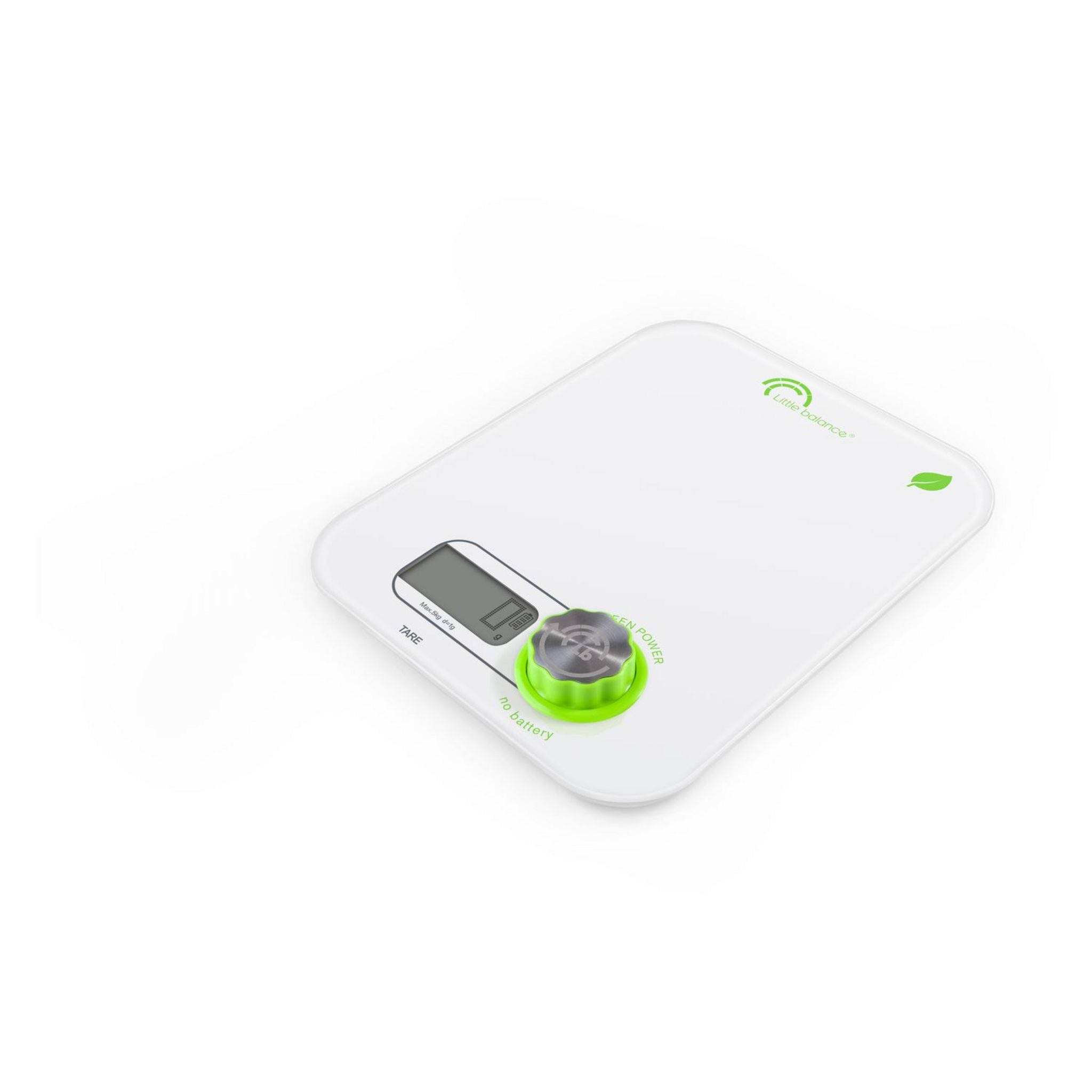 Voir la diapositive 3 : LITTLE BALANCE Balance de cuisine sans pile, rechargeable d'½ tour de poignet 8198