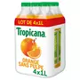 TROPICANA Jus pure premium 100% orange sans pulpe 4x1l