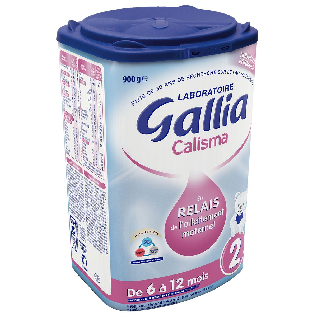 GALLIA Calisma relais 2 lait 2ème âge en poudre dès 6 mois 900g
