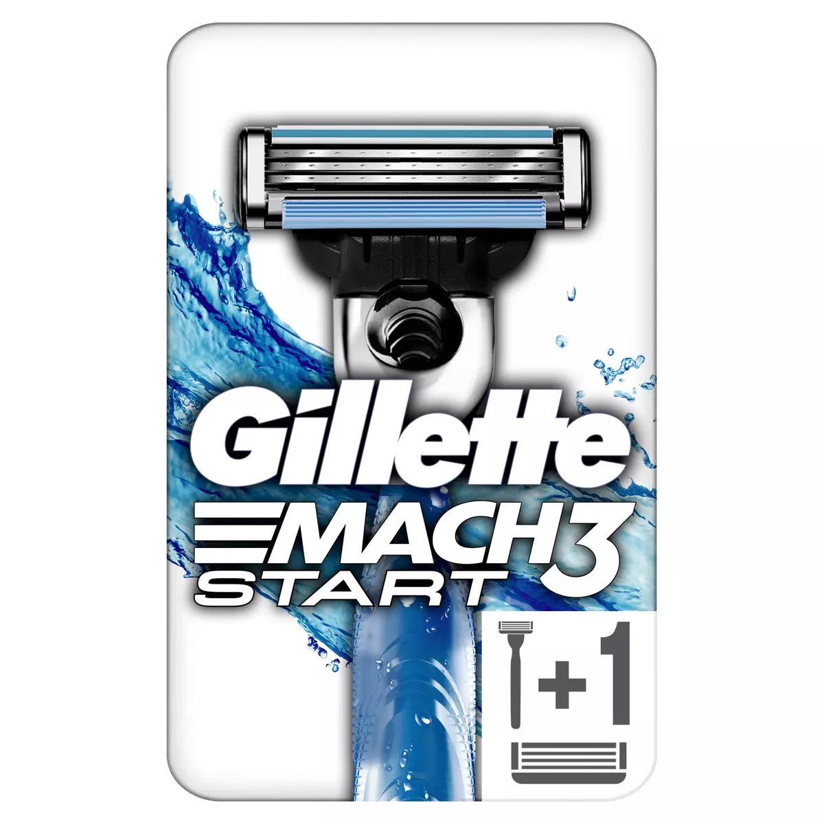 GILLETTE Mach3 rasoir 1 rasoir 2 recharges