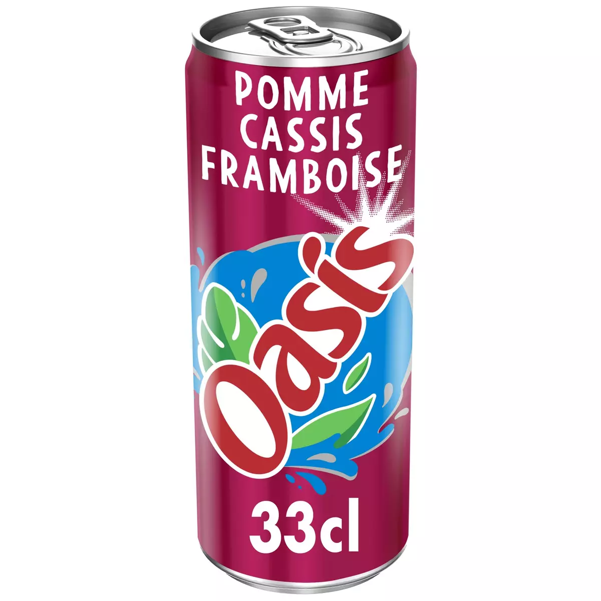 OASIS Boisson aux fruits saveur Pomme cassis framboise  33cl