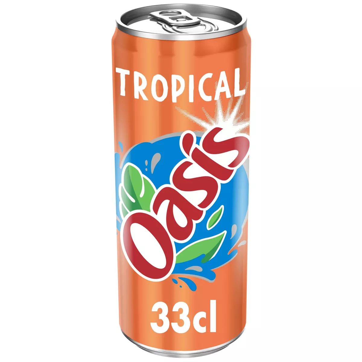 OASIS Boisson aux fruits goût tropical boîte slim 33cl