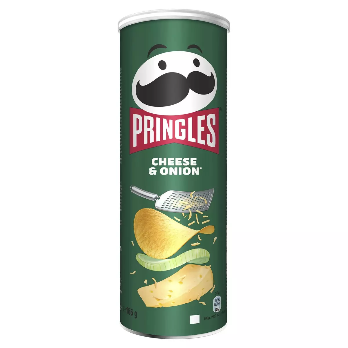 PRINGLES Chips tuiles fromage et oignon 165g