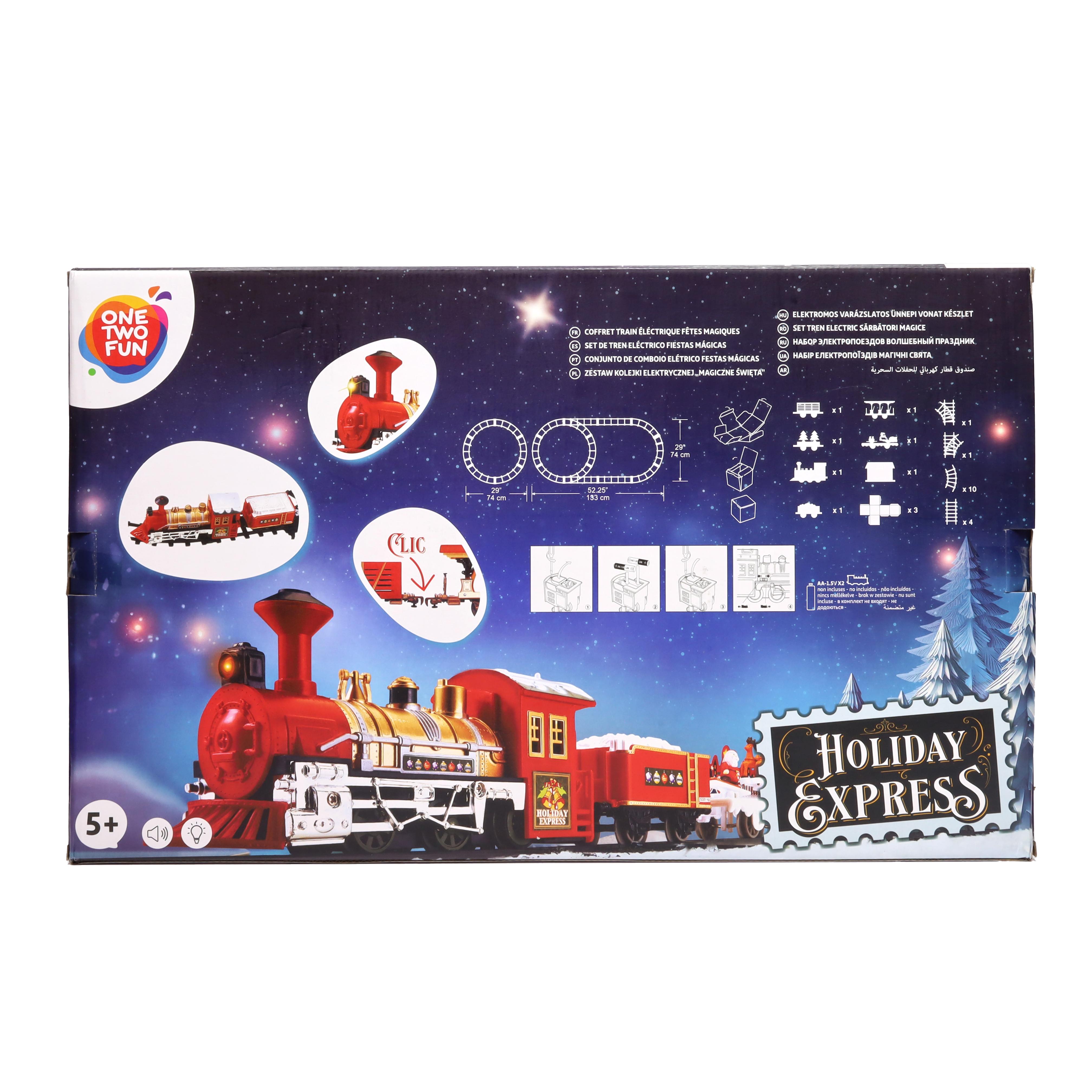 Voir la diapositive 2 : ONE TWO FUN Train de Noel Holiday Express