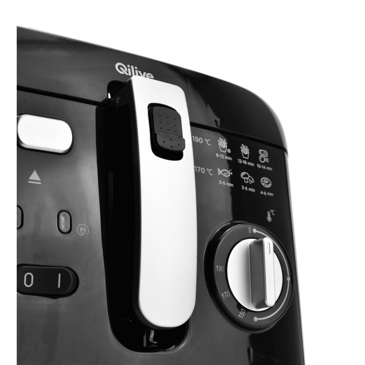 QILIVE Friteuse électrique DF-118, 1800W -Noir