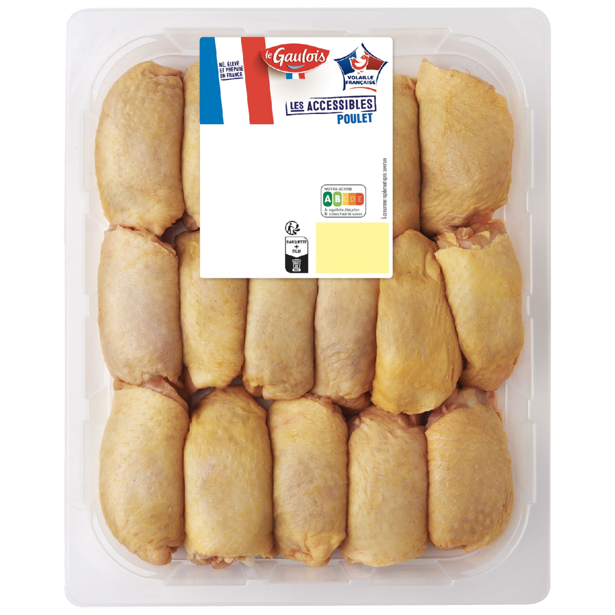 LE GAULOIS Hauts De Cuisses De Poulet Jaune 2kg Pas Cher - Auchan.fr