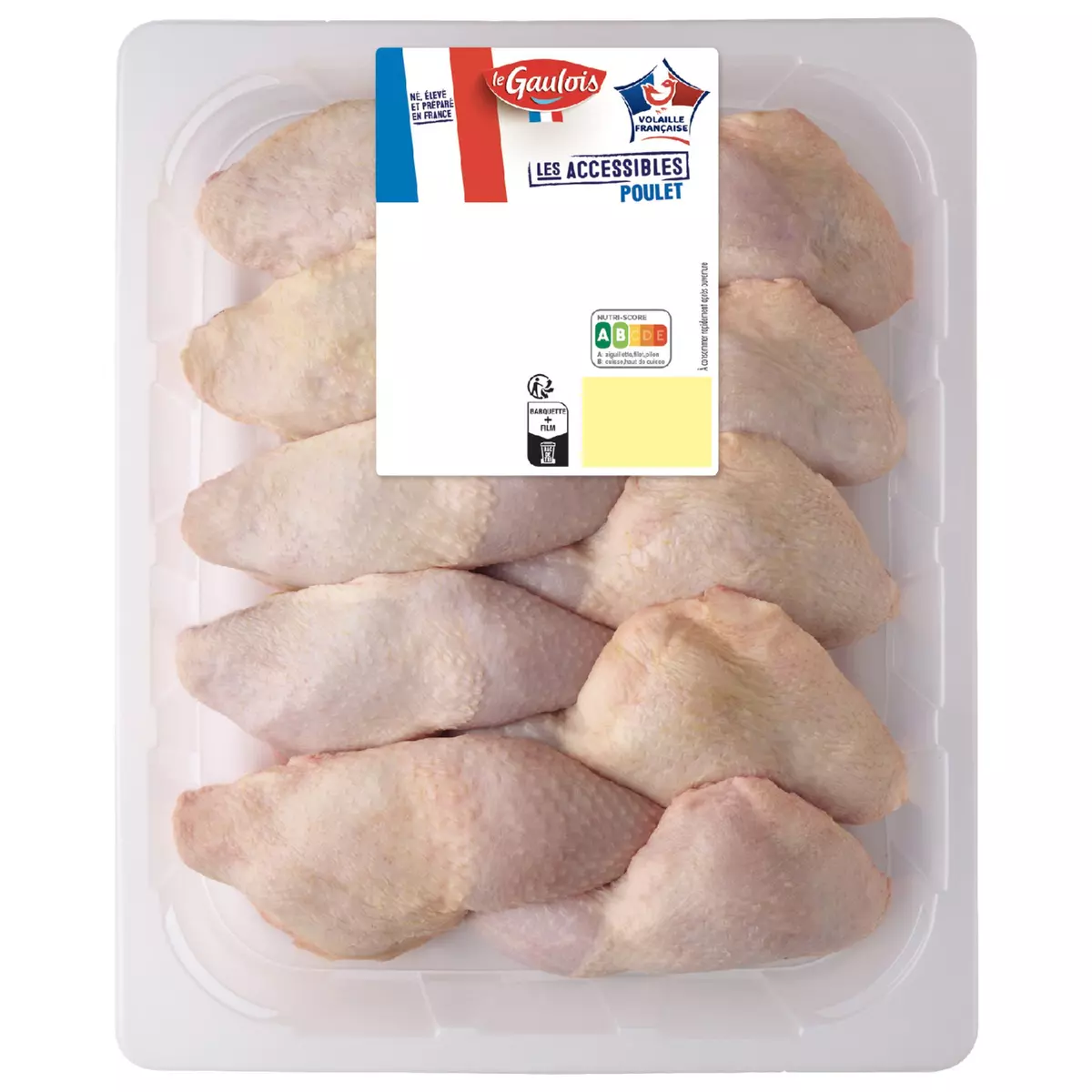 LES ACCESSIBLES Cuisses de poulet blanc 10 pièces 2kg