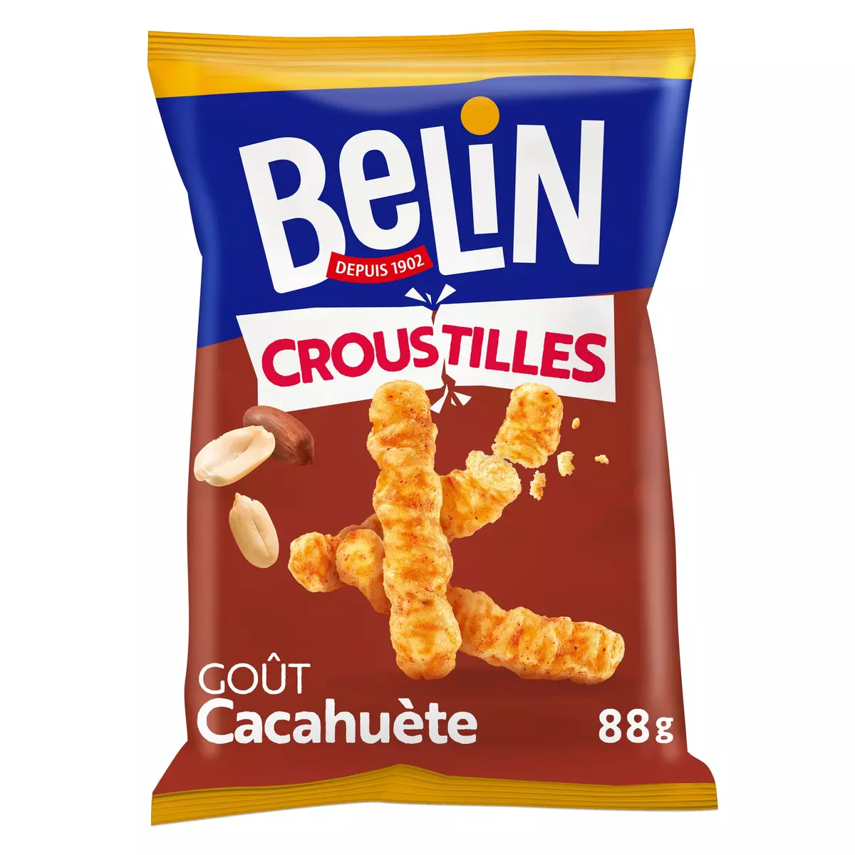 BELIN Biscuits salés croustilles aux cacahuètes 88g