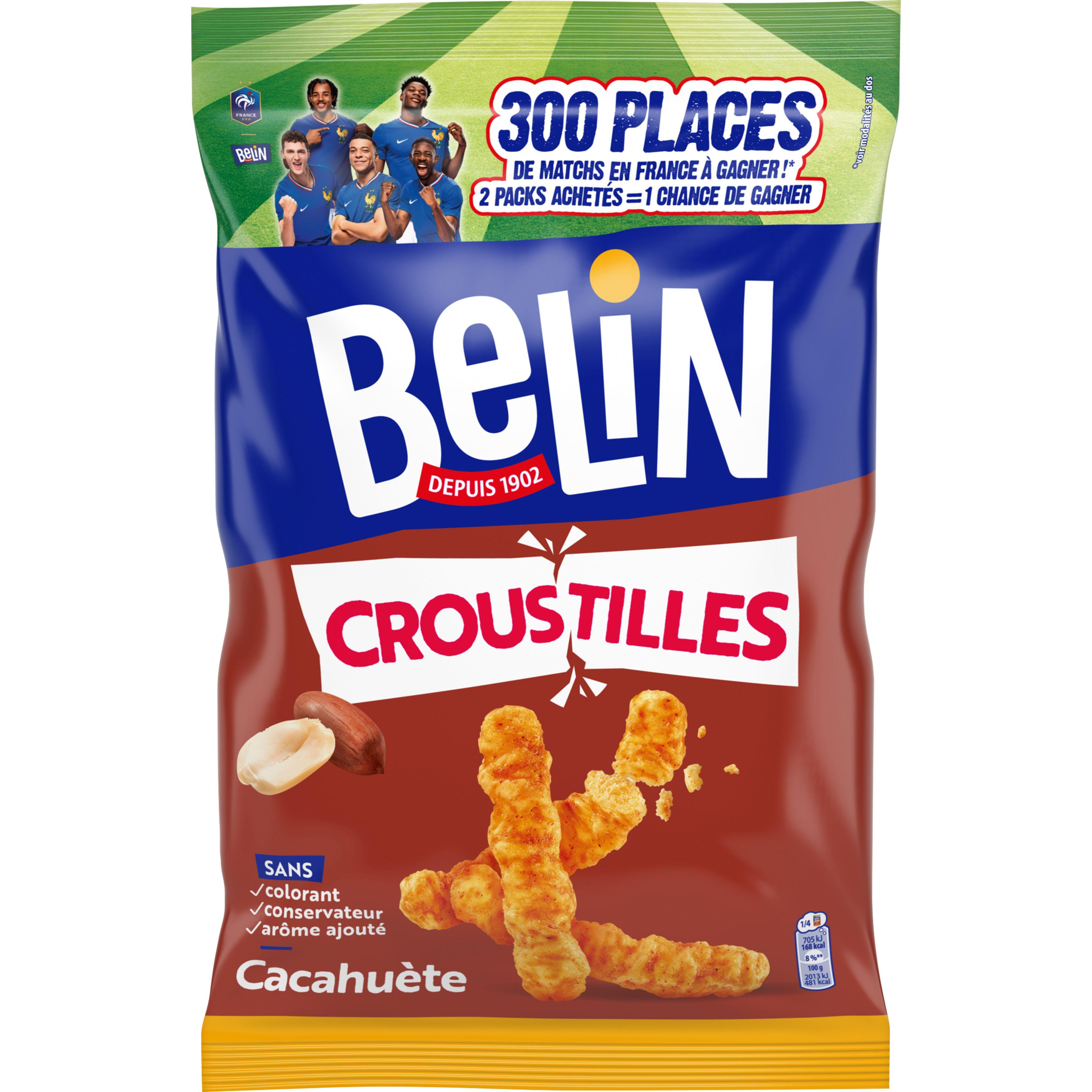 Voir la diapositive 2 : BELIN Biscuits salés croustilles aux cacahuètes Format familial 138g