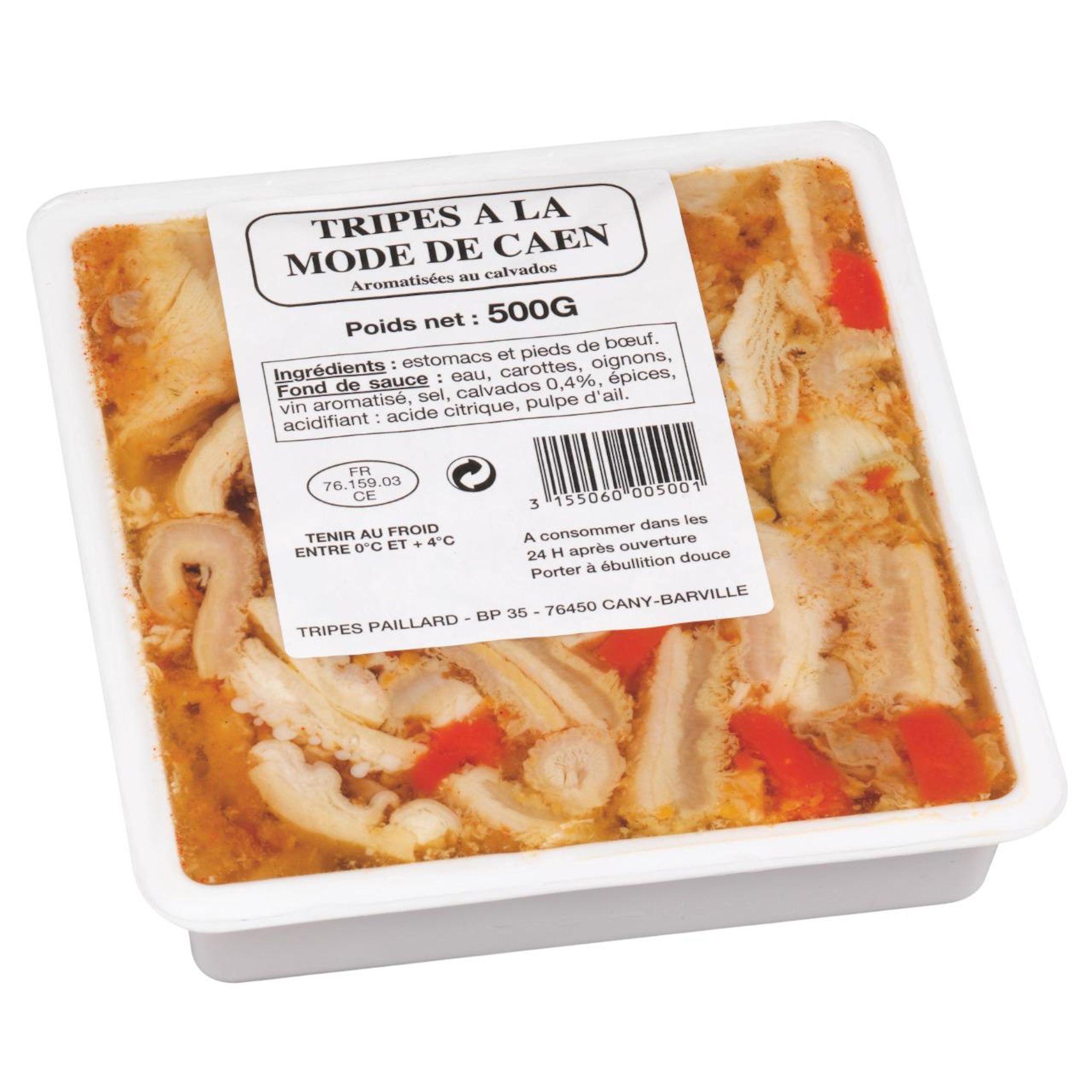 TRIPES PAILLARD Tripes à la mode de Caen 500g