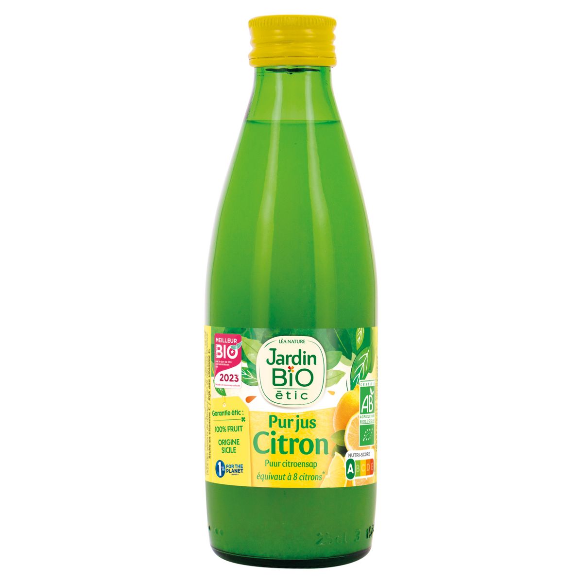 JARDIN BIO ETIC Pur jus de citron bio origine Sicile 25cl