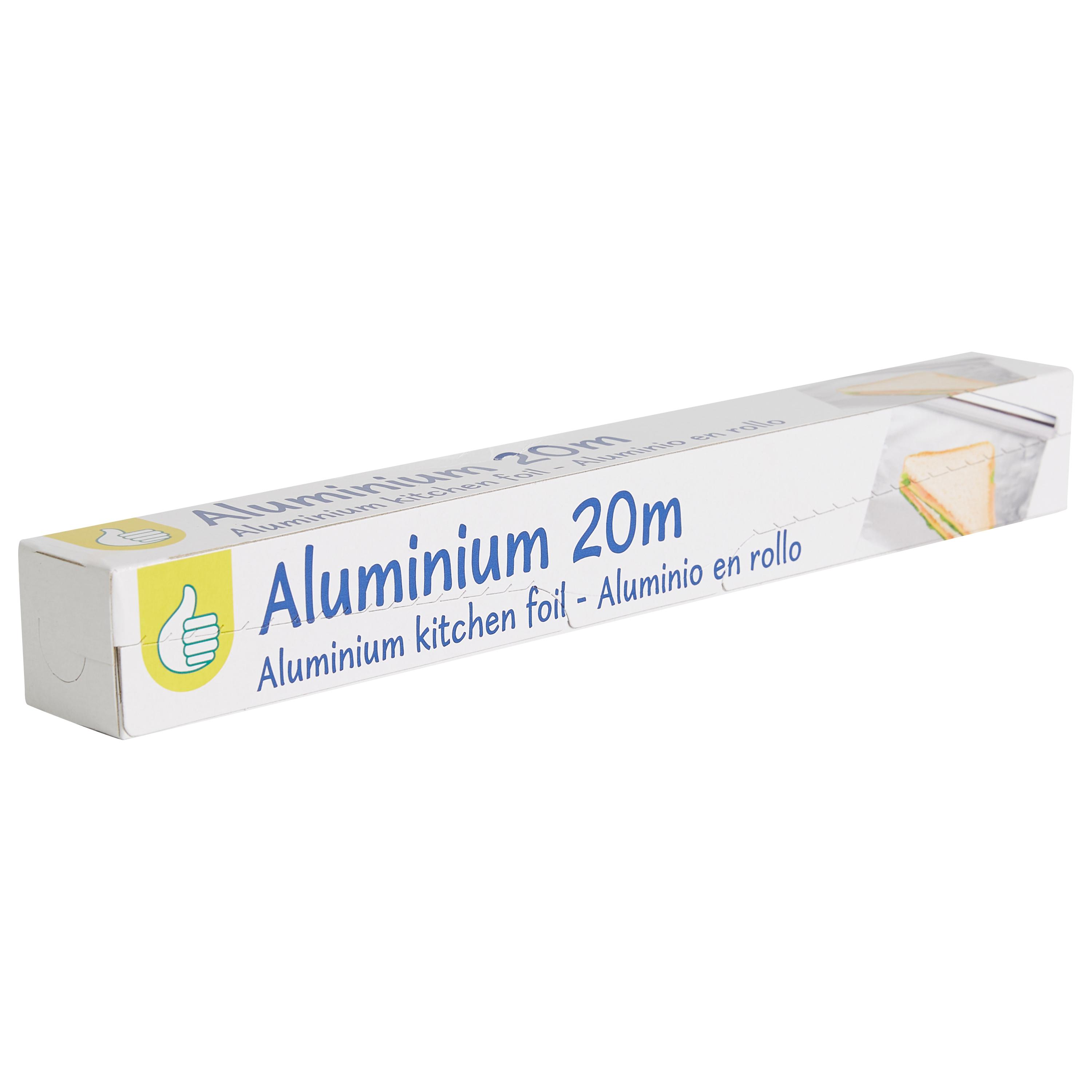Voir la diapositive 3 : POUCE Papier aluminium 20m 1 rouleau