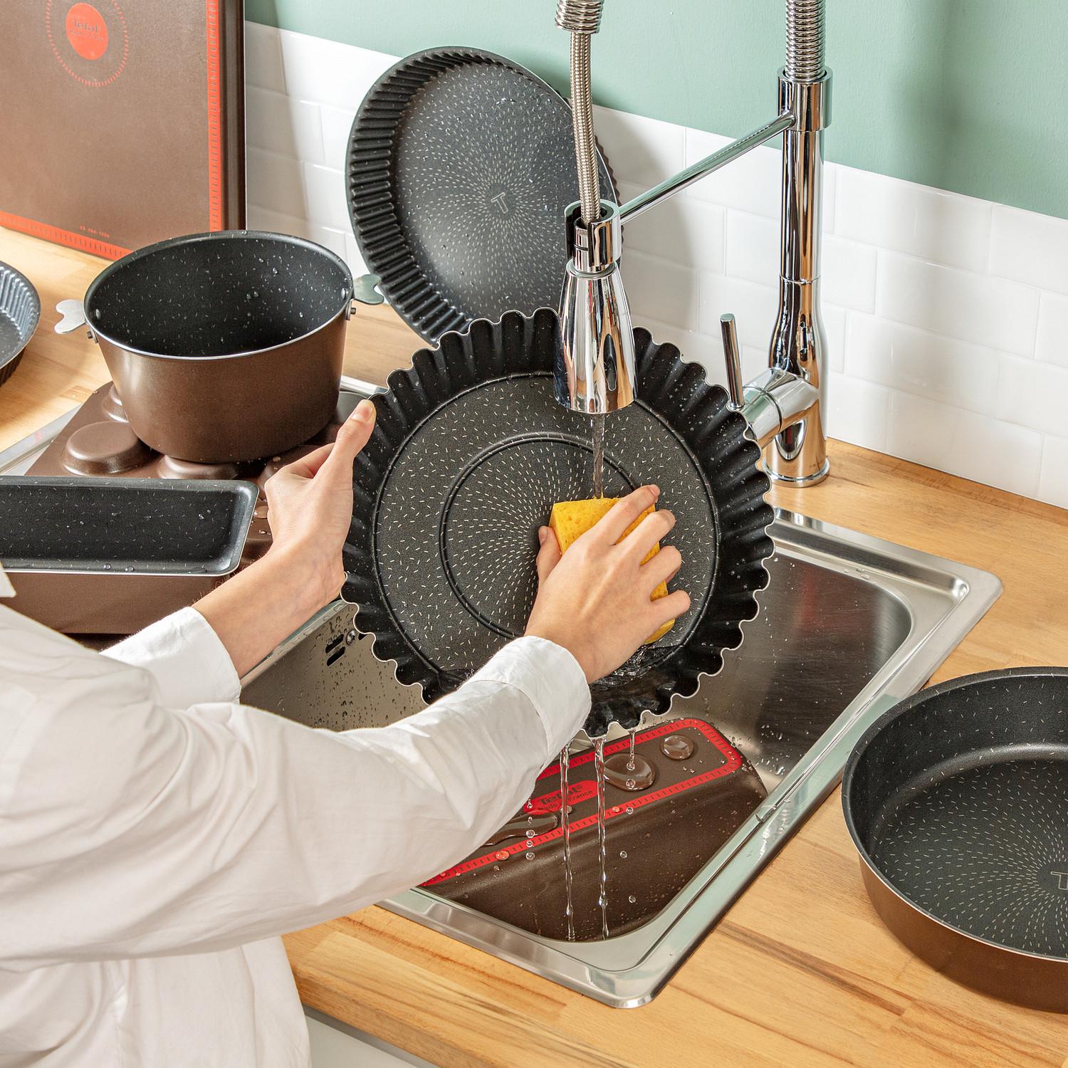 Voir la diapositive 4 : TEFAL Moule cake PERFECT BAKE métal 28 cm