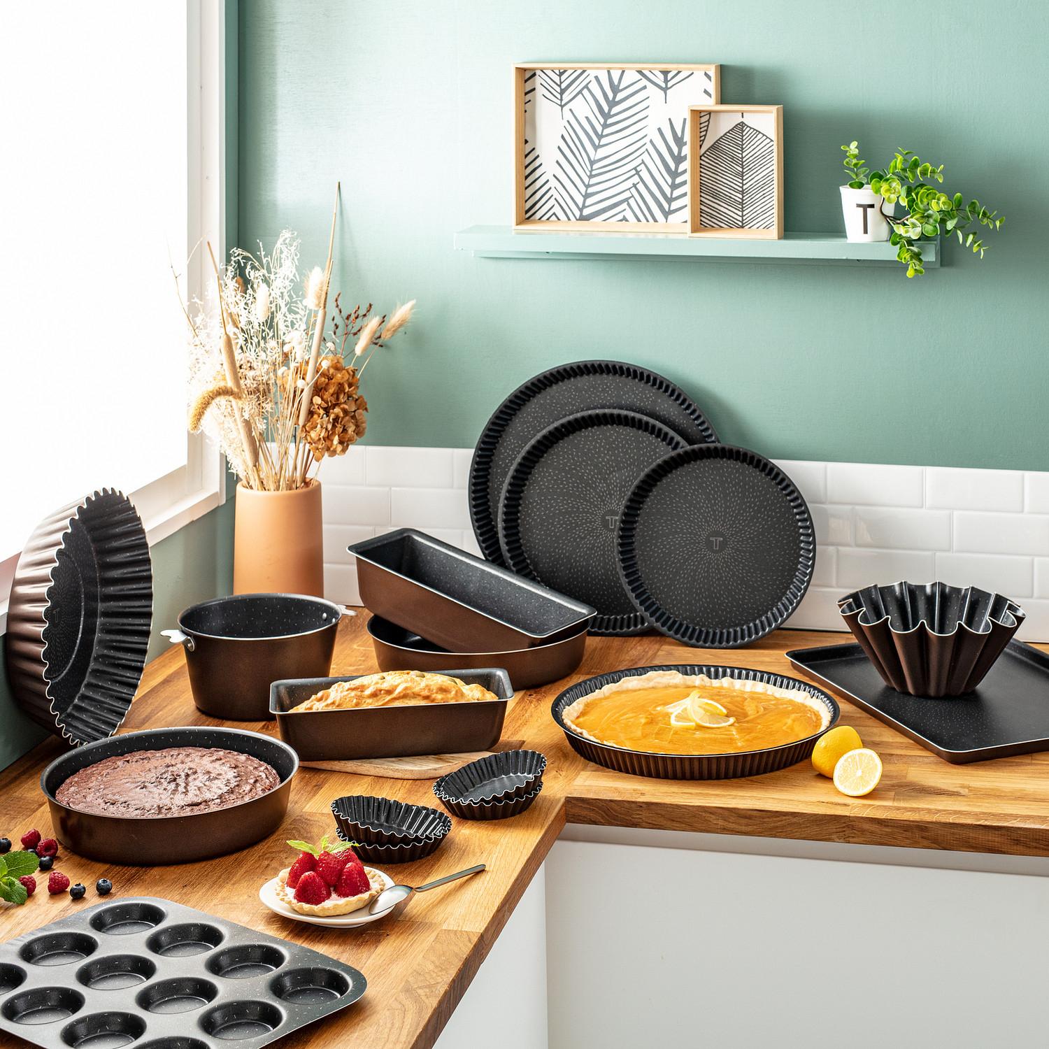 Voir la diapositive 5 : TEFAL Moule cake PERFECT BAKE métal 28 cm