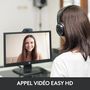 Voir la diapositive 4 : LOGITECH Webcam C270 HD avec microphone
