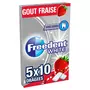 FREEDENT White Chewing-gum fraise 5x10 dragées 70g