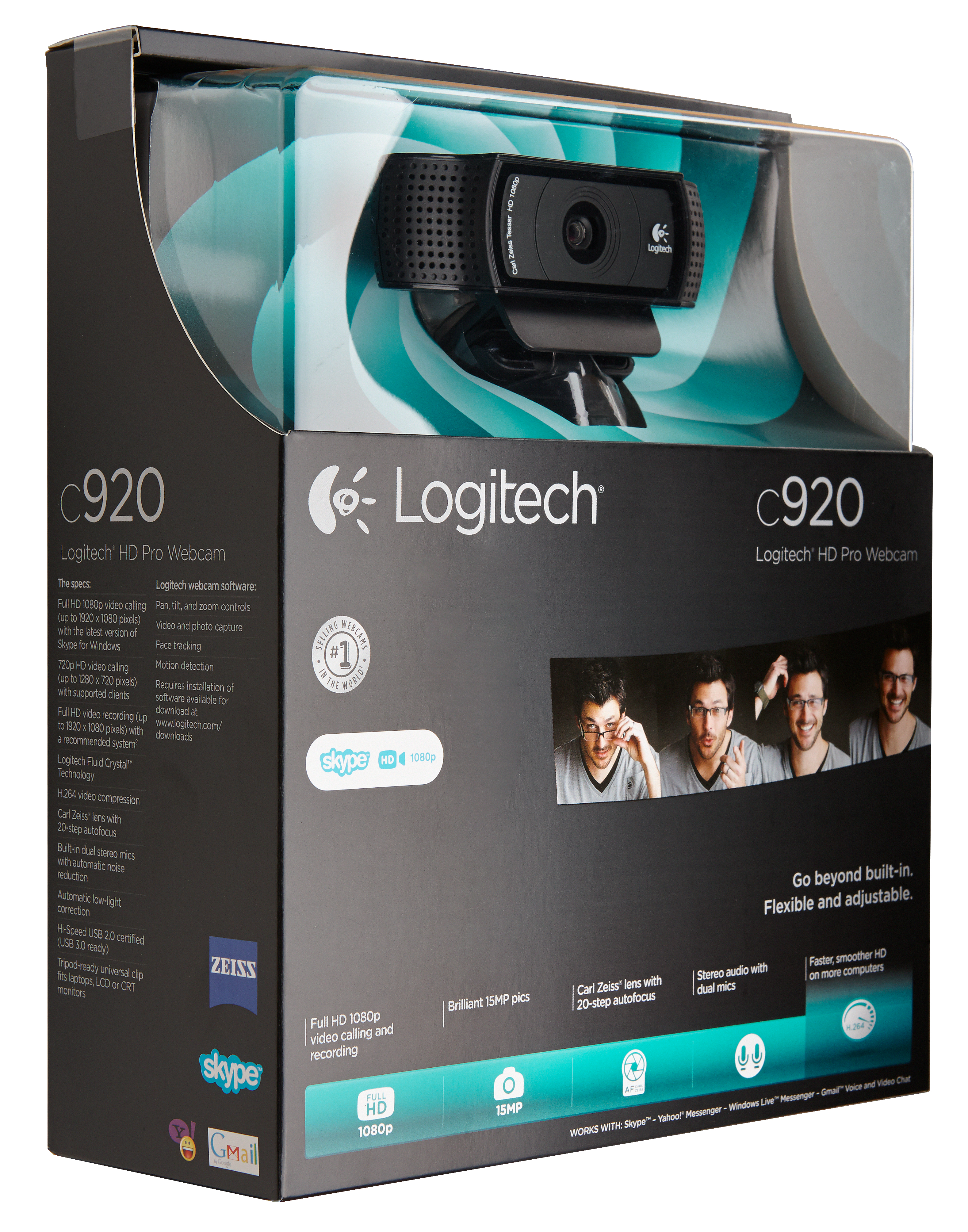 Voir la diapositive 11 : LOGITECH WEBCAM HD C920