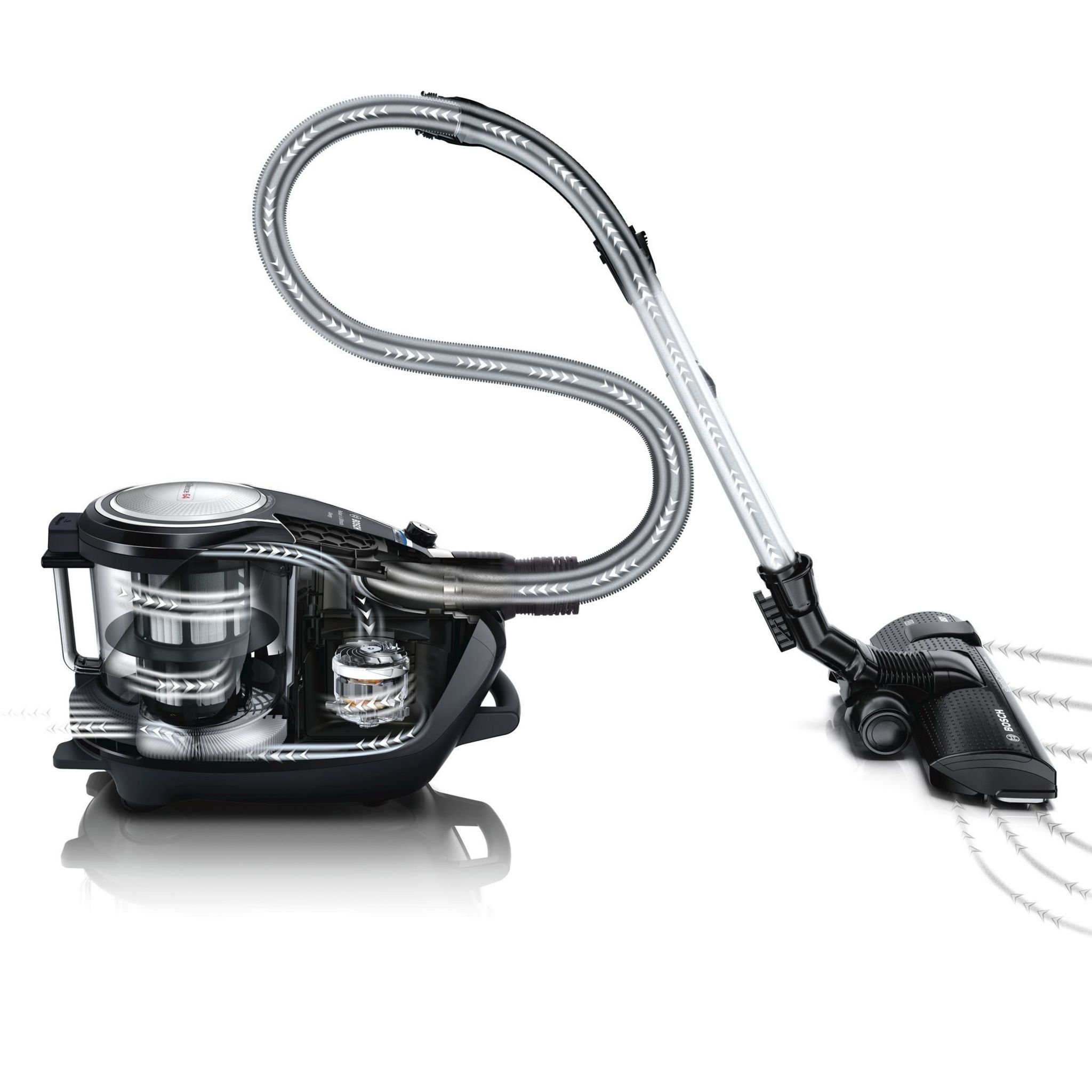 Voir la diapositive 13 : BOSCH Aspirateur traîneau sans sac GS70 Ultimate BGS7SIL64 - Noir