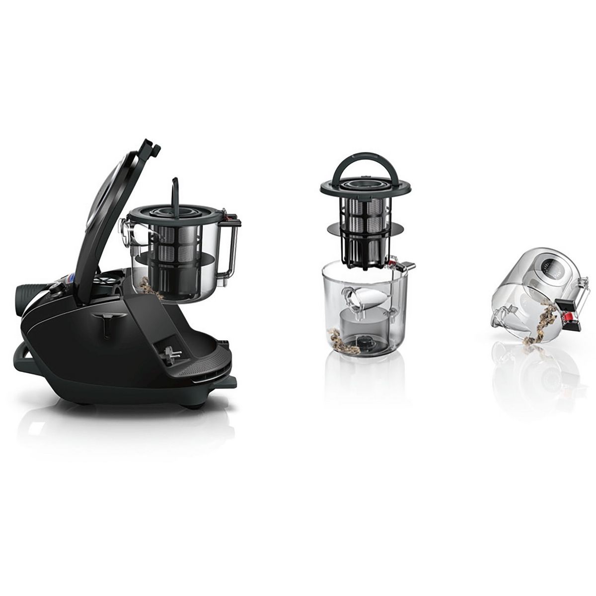 BOSCH Aspirateur traîneau sans sac GS70 Ultimate BGS7SIL64 - Noir