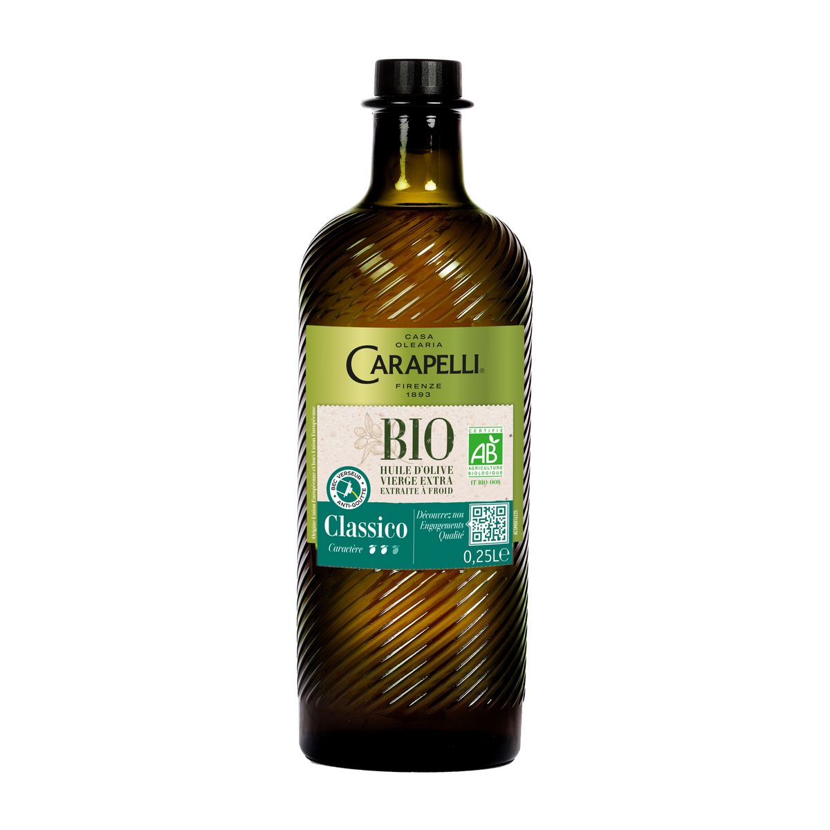 CARAPELLI Classico huile d'olive vierge extra bio 25cl