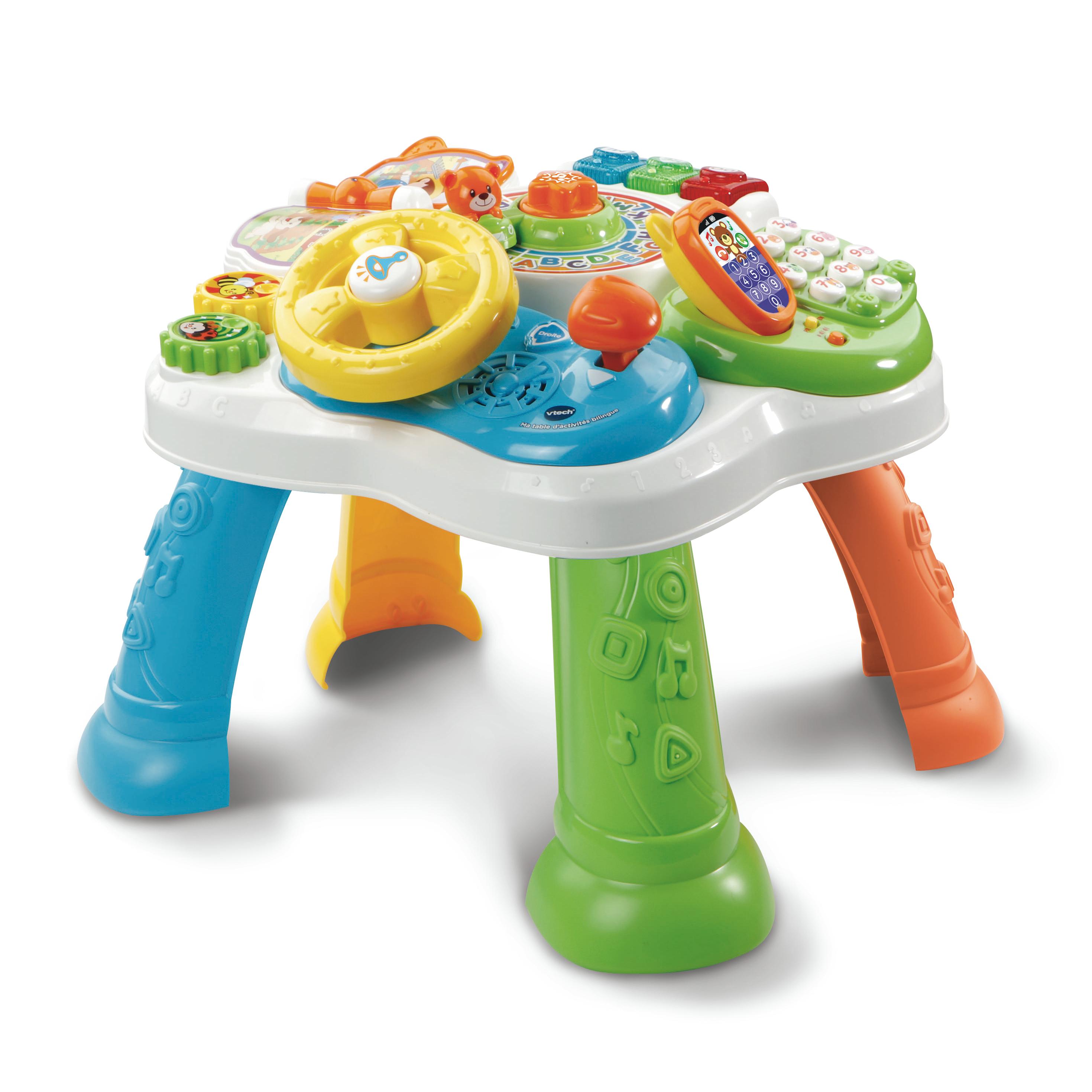 Voir la diapositive 2 : VTECH Ma table d'activités Multicolore Bilingue