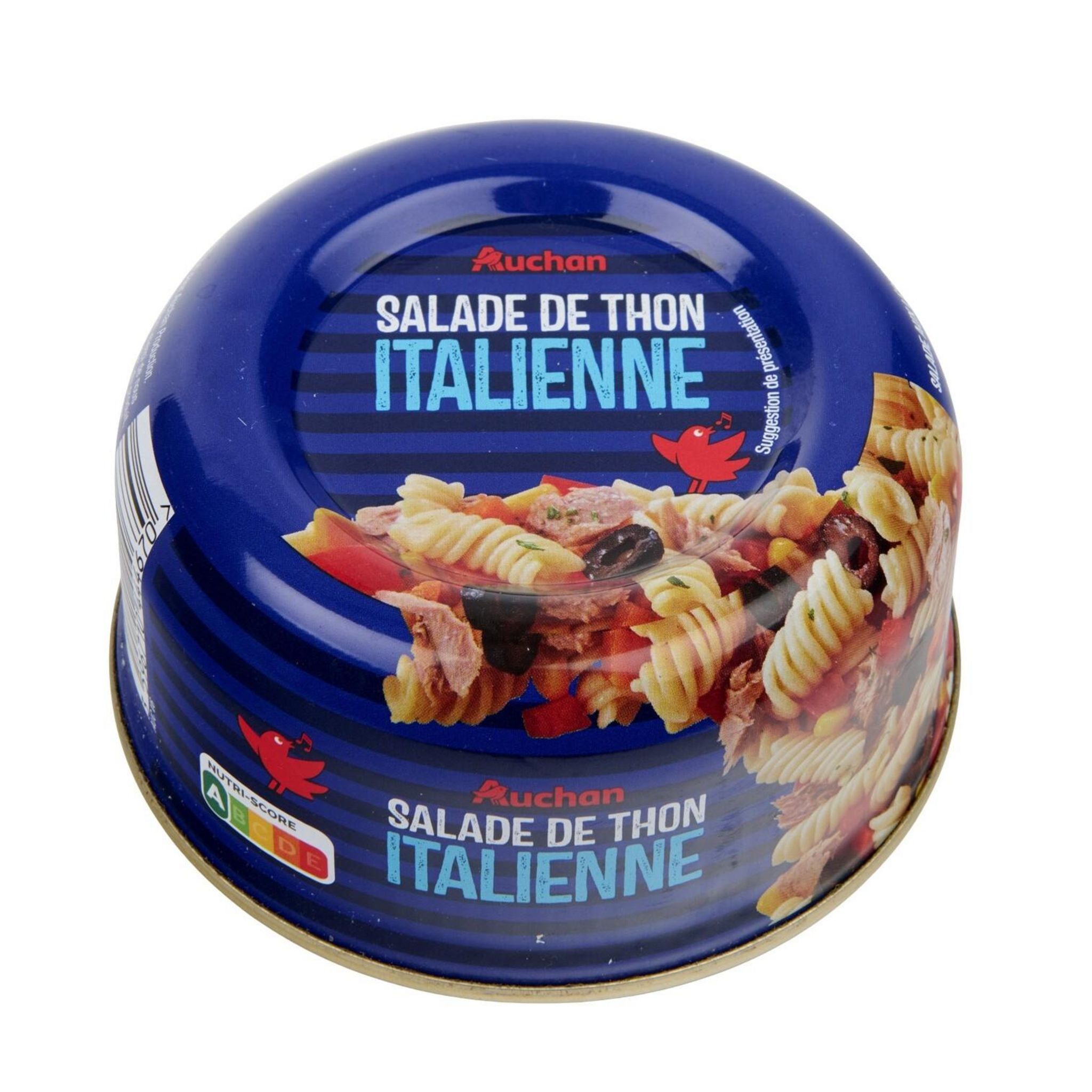 Voir la diapositive 4 : AUCHAN Salade Italienne au thon 250g