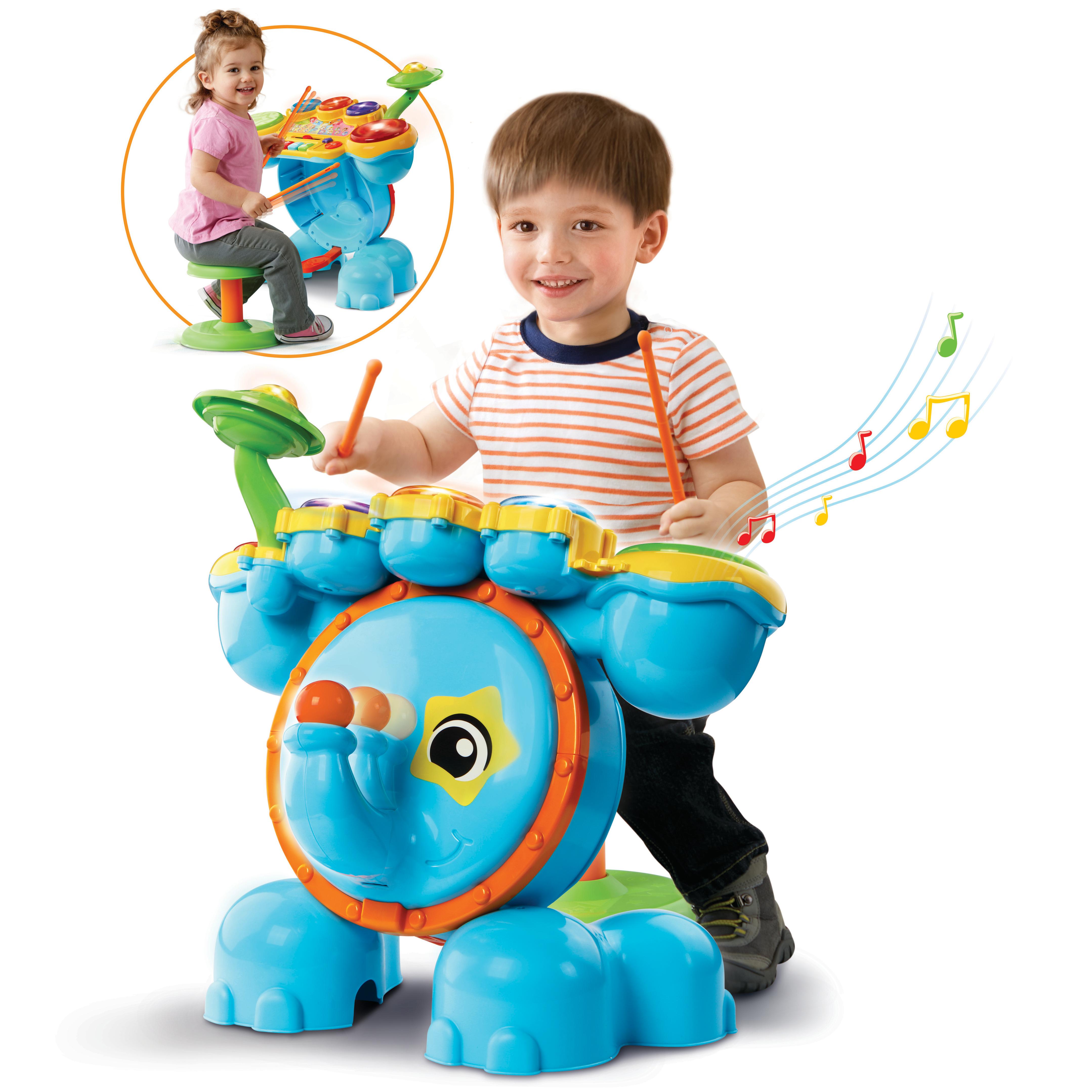 Voir la diapositive 1 : VTECH Batterie éléphant Jungle Rock