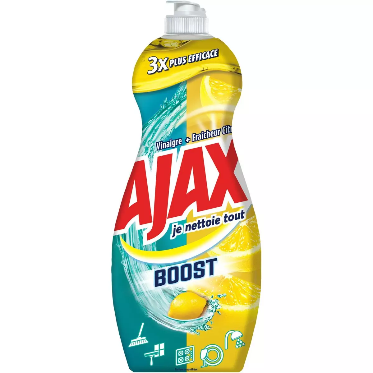 AJAX Gel nettoyant multi usages vinaigre citron 750ml