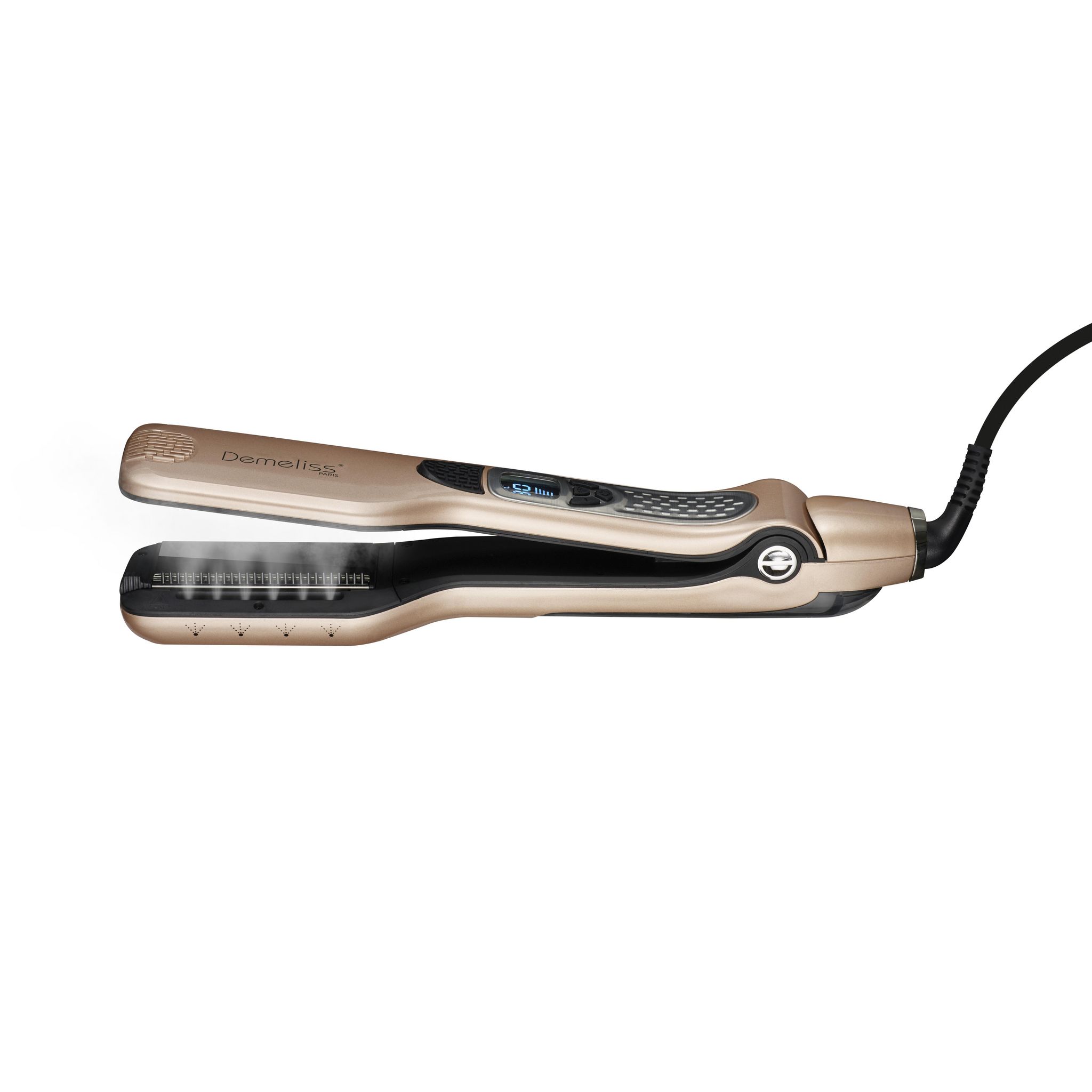 Voir la diapositive 2 : SAINT ALGUE Lisseur vapeur Demeliss Titanium 3918 - Rose gold