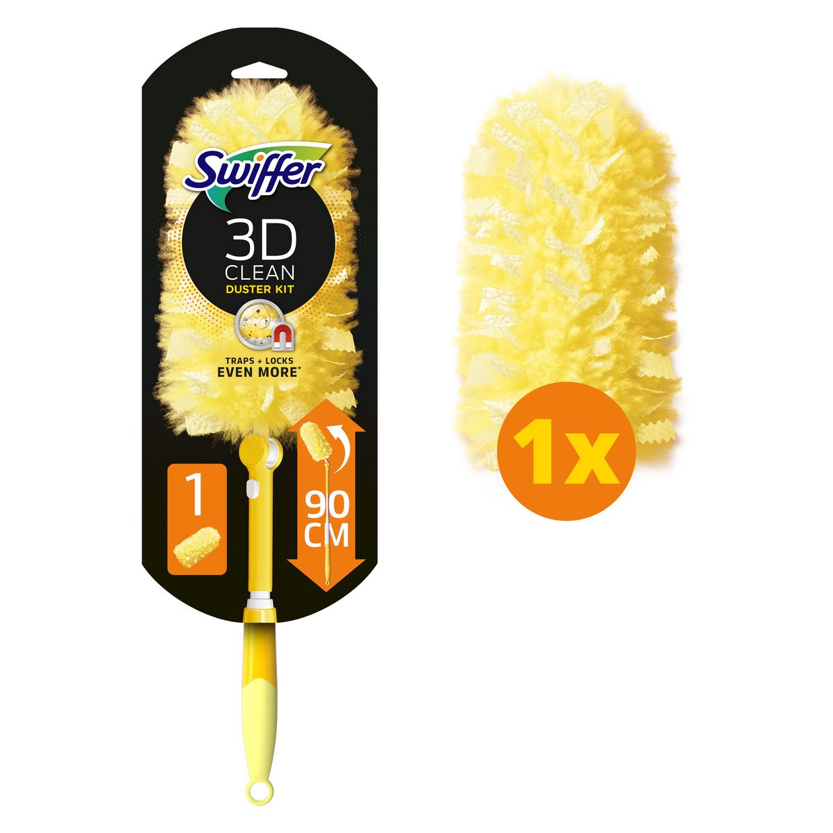 SWIFFER Kit plumeau et recharges Duster 1 recharge 1 plumeau