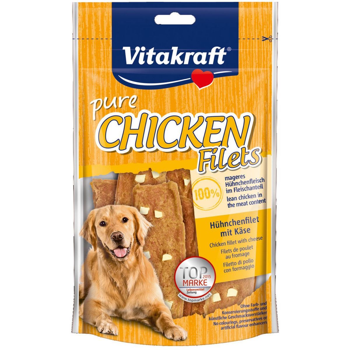 VITAKRAFT Friandises chicken filets pour chien 80g