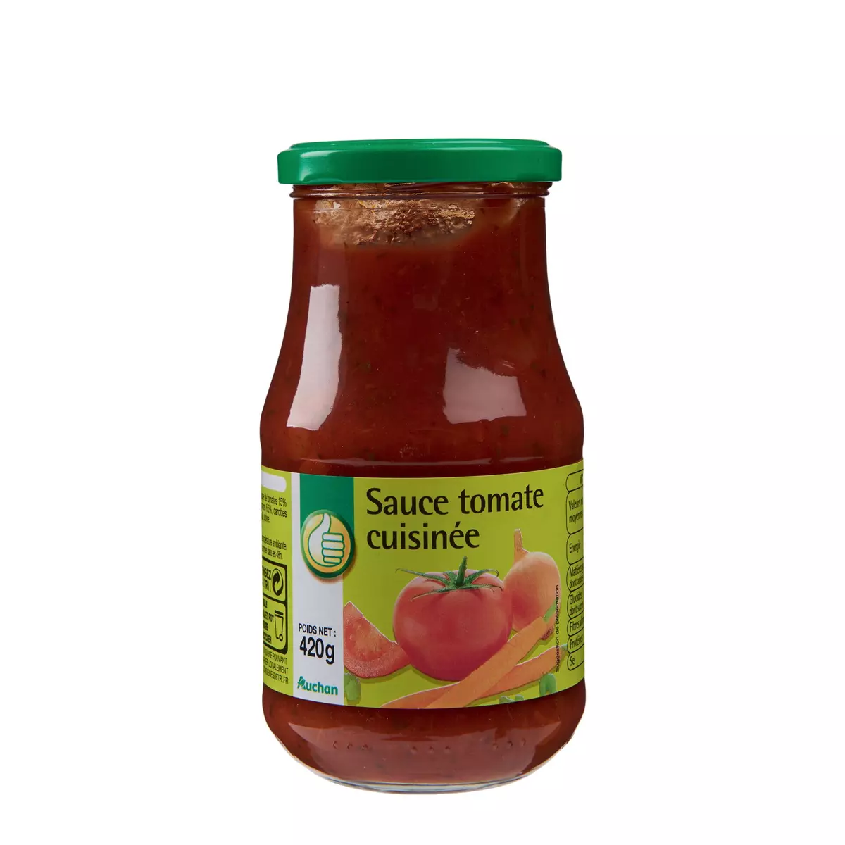 POUCE Sauce tomate cuisinée, en bocal 420g