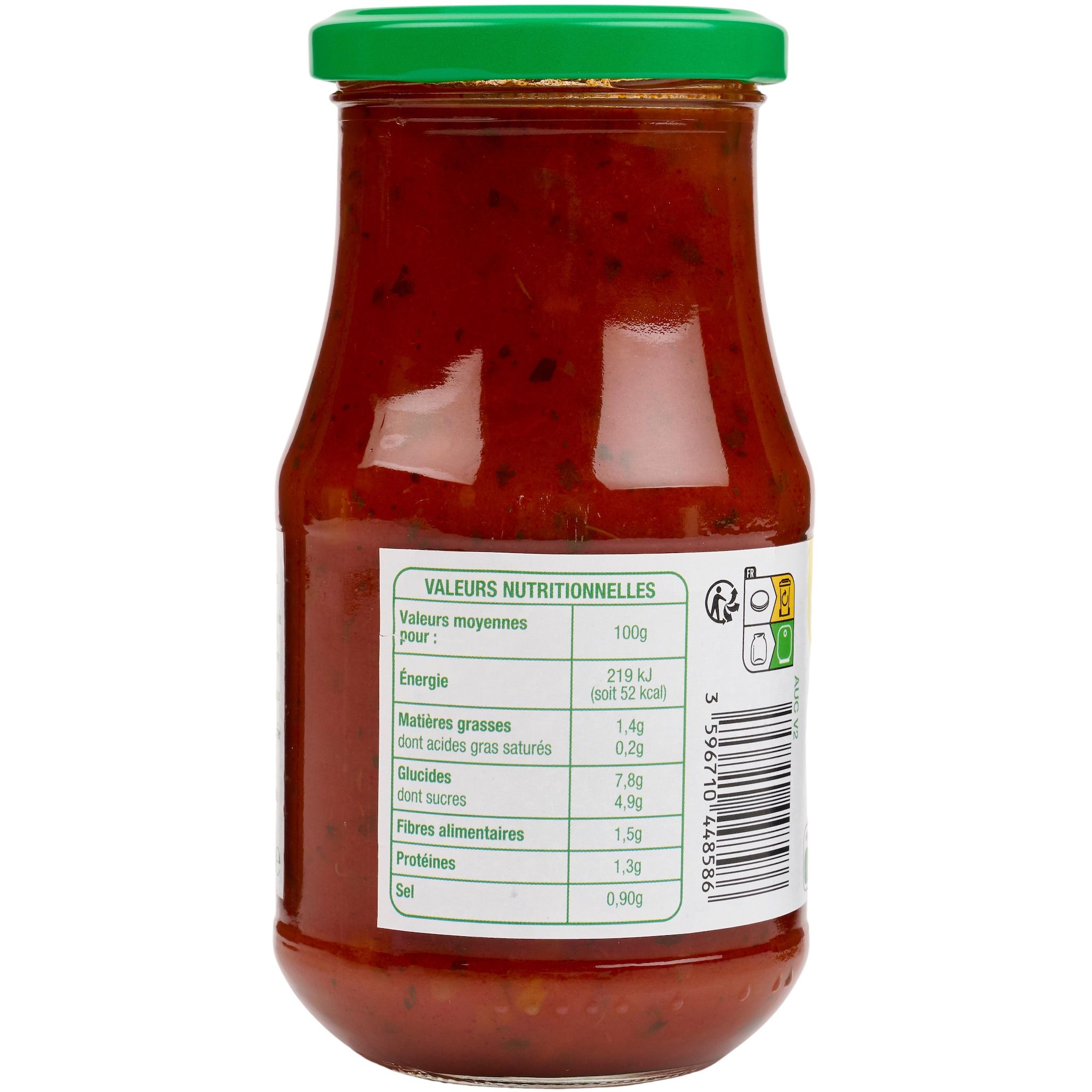 Voir la diapositive 3 : POUCE Sauce tomate cuisinée, en bocal 420g