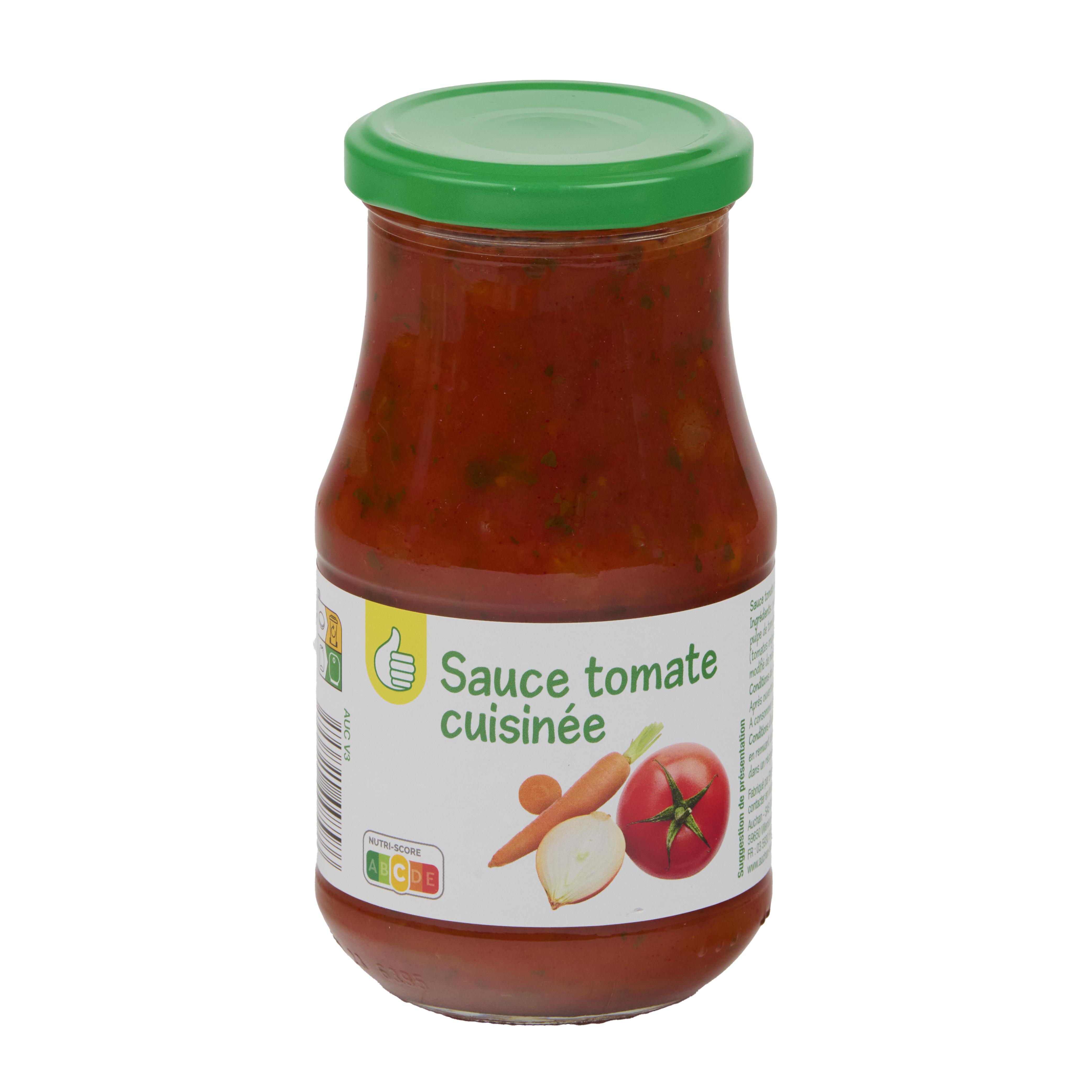 Voir la diapositive 4 : POUCE Sauce tomate cuisinée, en bocal 420g