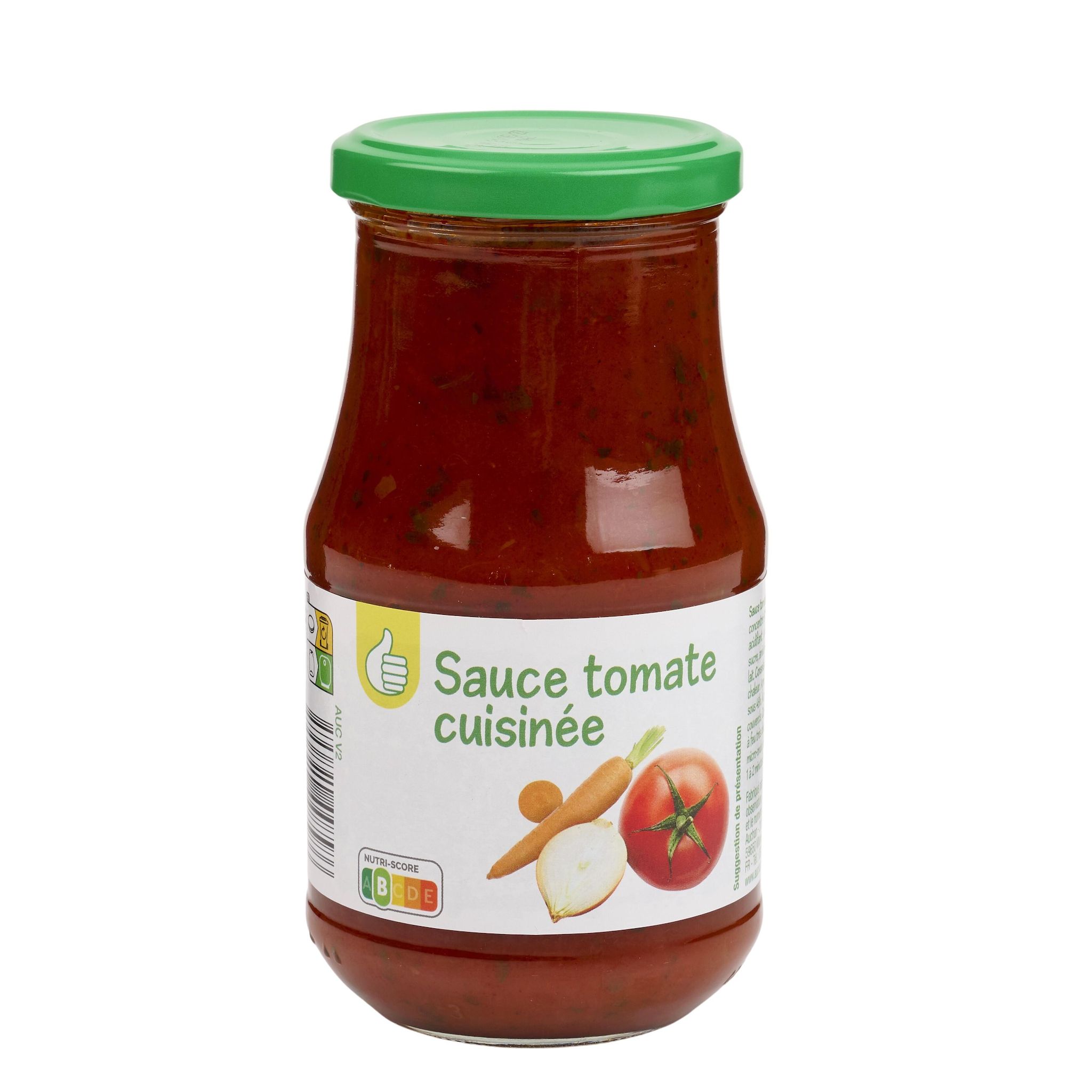 Voir la diapositive 4 : POUCE Sauce tomate cuisinée, en bocal 420g
