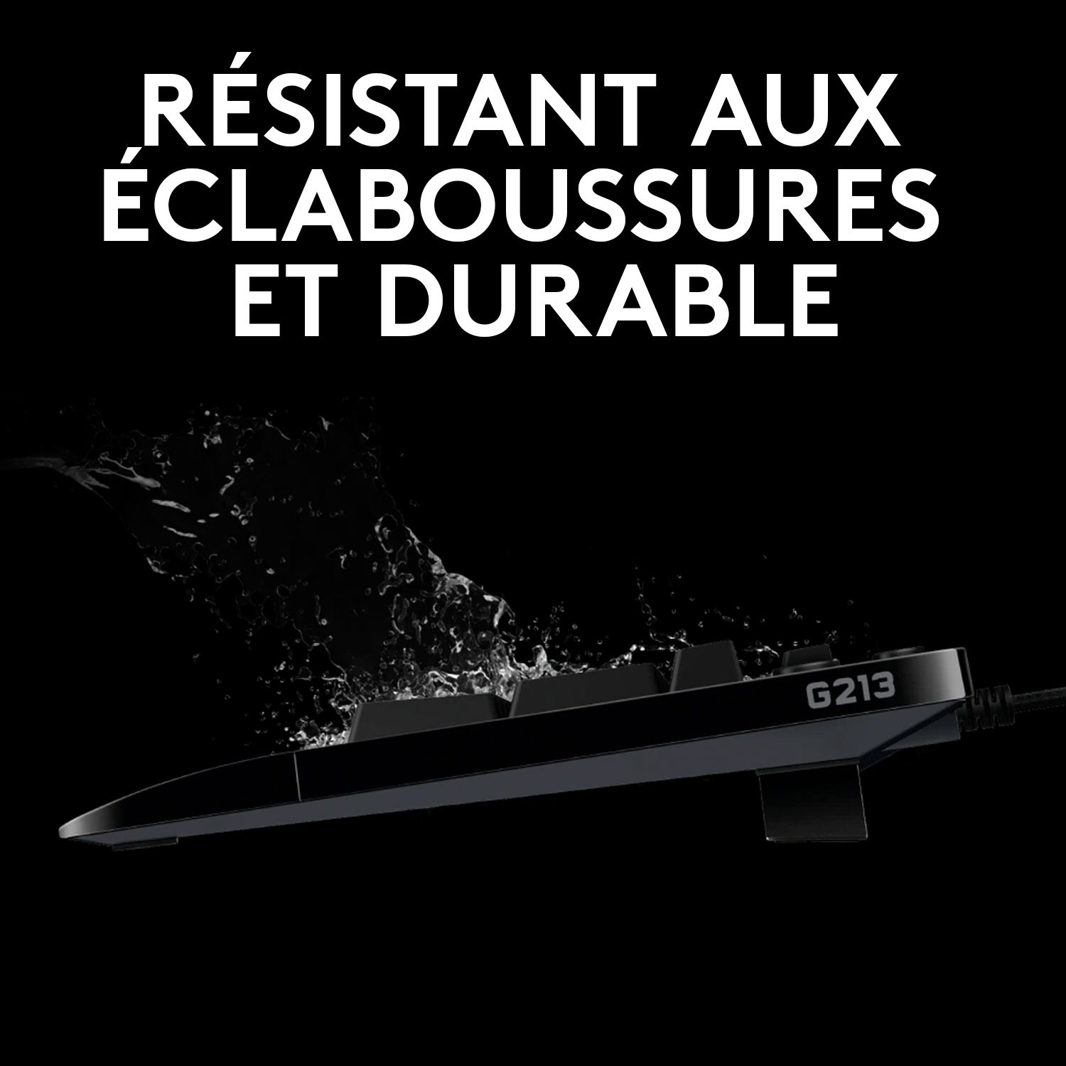 Voir la diapositive 4 : LOGITECH Clavier Gaming G213 Prodigy Filaire Rétroéclairé