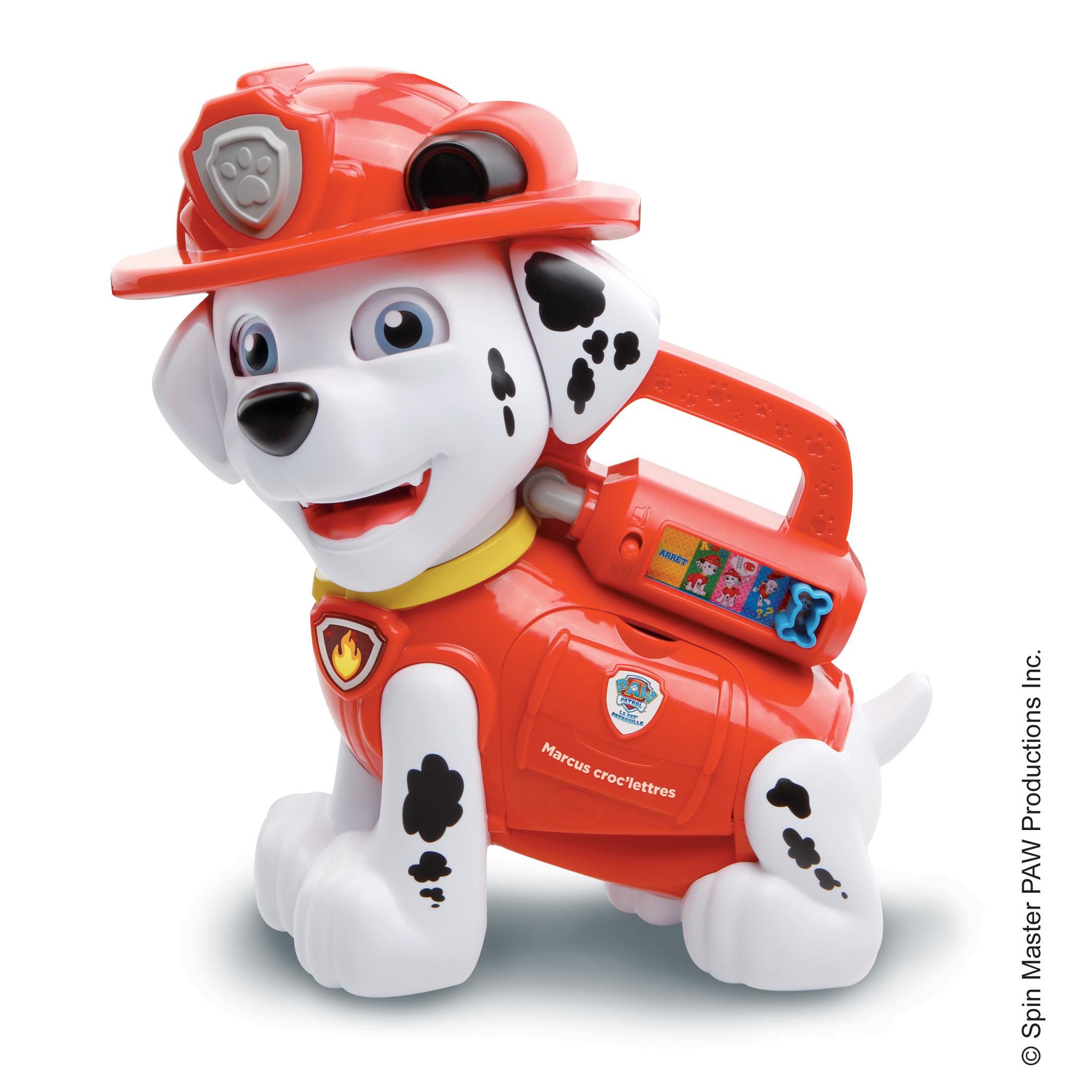 Voir la diapositive 2 : VTECH Chien interactif Marcus Croc'Lettres Pat’ Patrouille