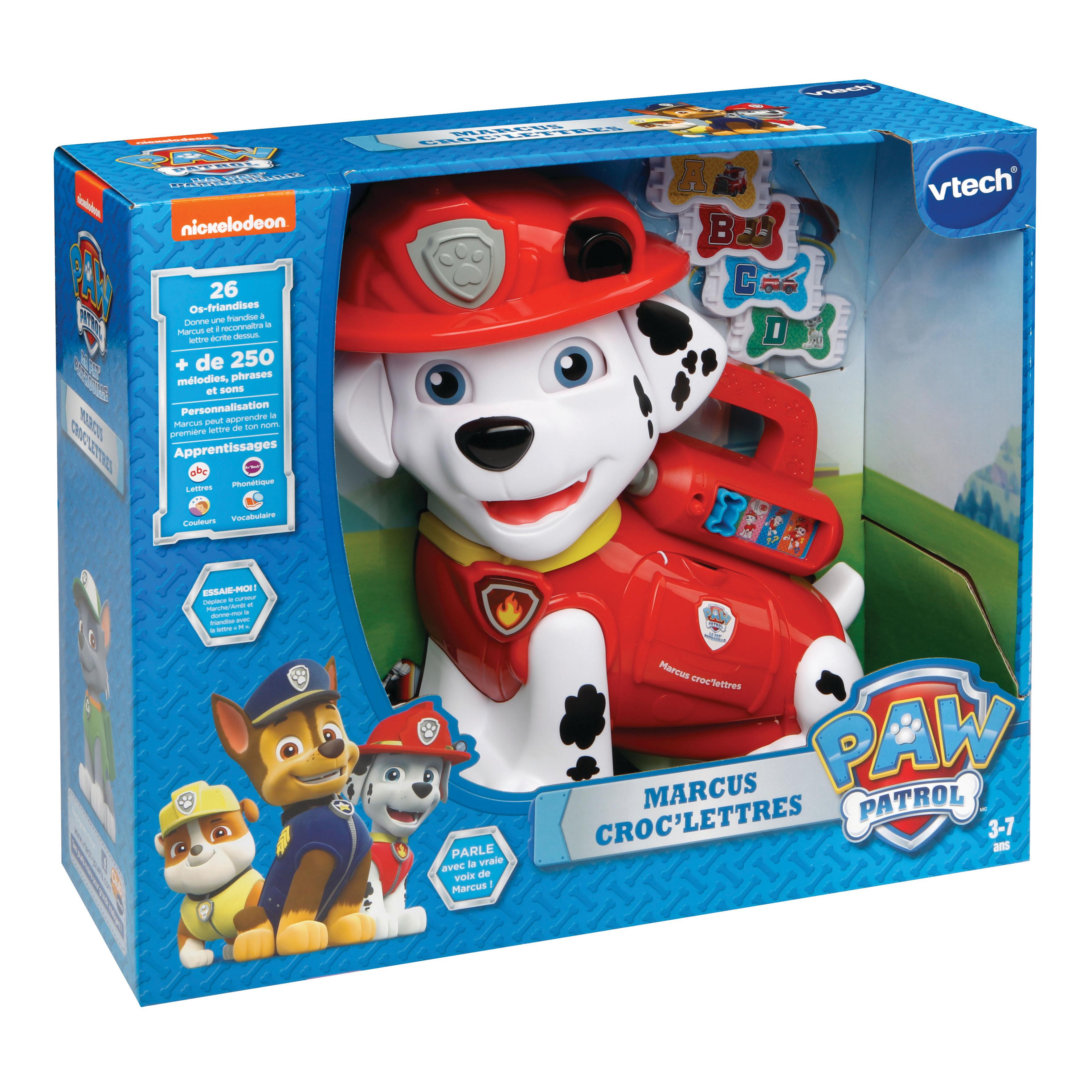 Voir la diapositive 3 : VTECH Chien interactif Marcus Croc'Lettres Pat’ Patrouille