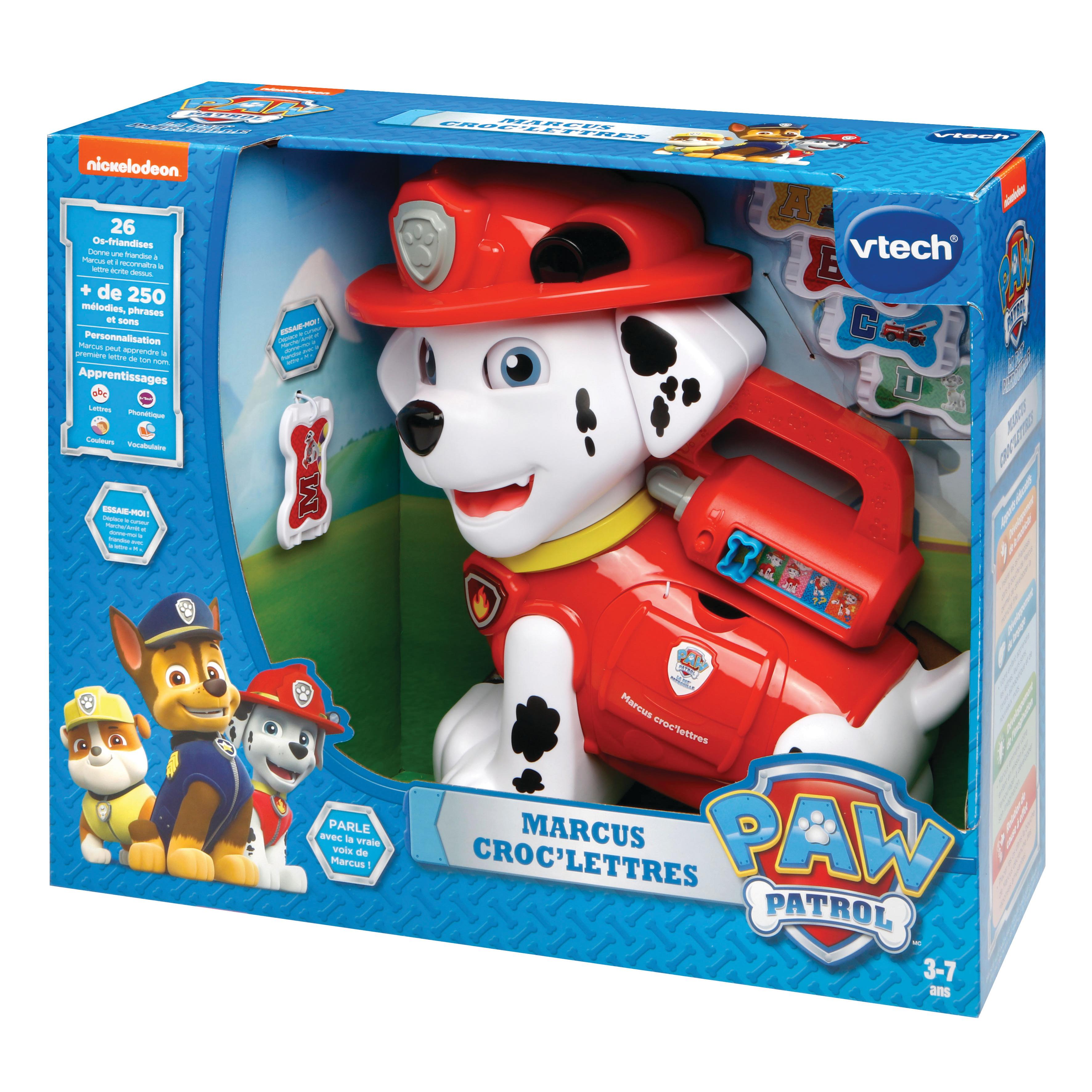 Voir la diapositive 5 : VTECH Chien interactif Marcus Croc'Lettres Pat’ Patrouille