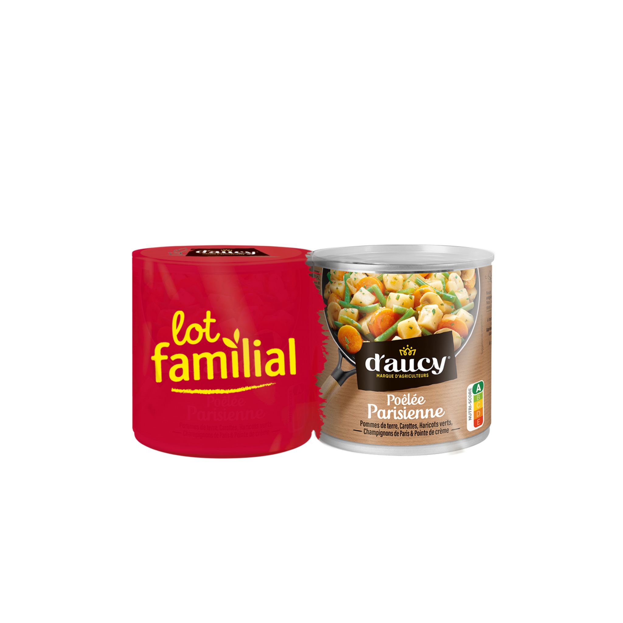 D'AUCY Poêlée de légumes parisienne 2x290g