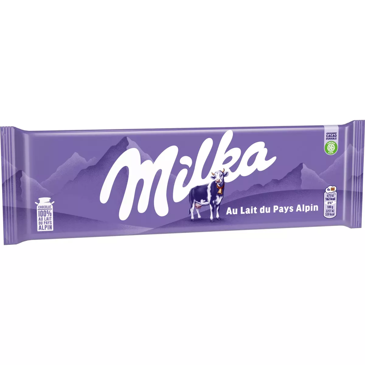 MILKA Tablette de chocolat au lait du Pays Alpin 1 pièce 270g