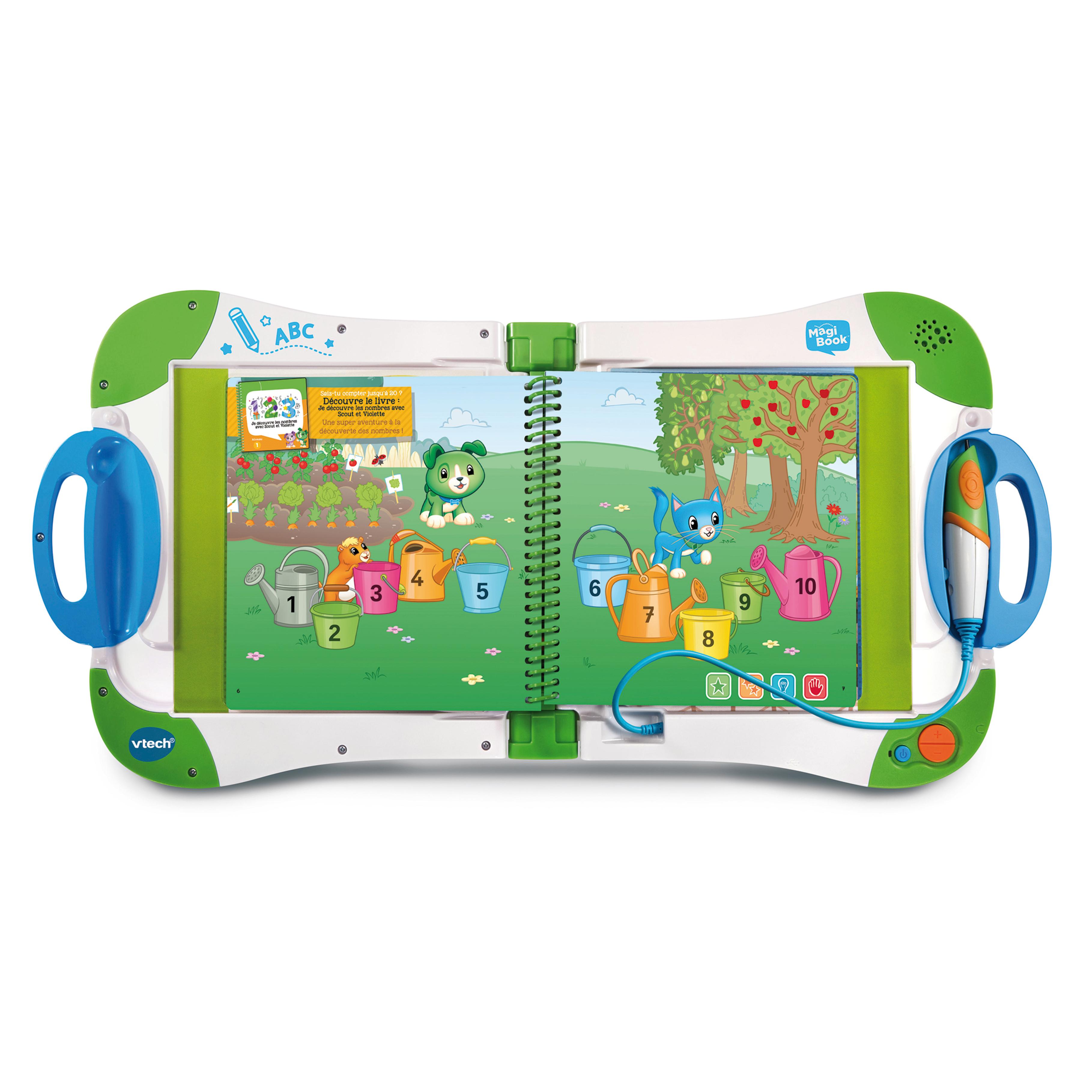Voir la diapositive 4 : VTECH Magibook Starter Pack vert